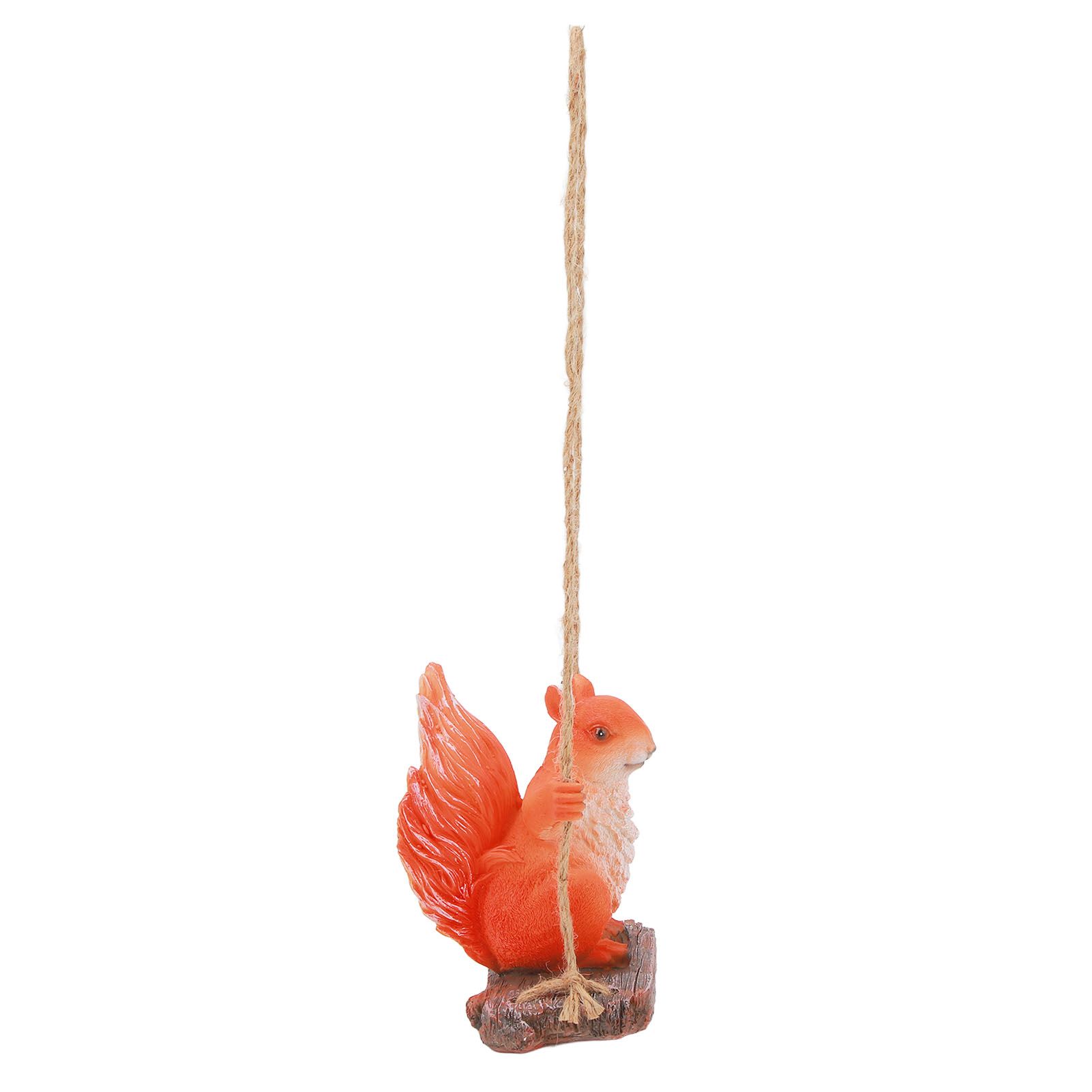 Hanging Squirrel Statues Garden Decor Cute Swing Squirrel Sculpture Outdoor view 8