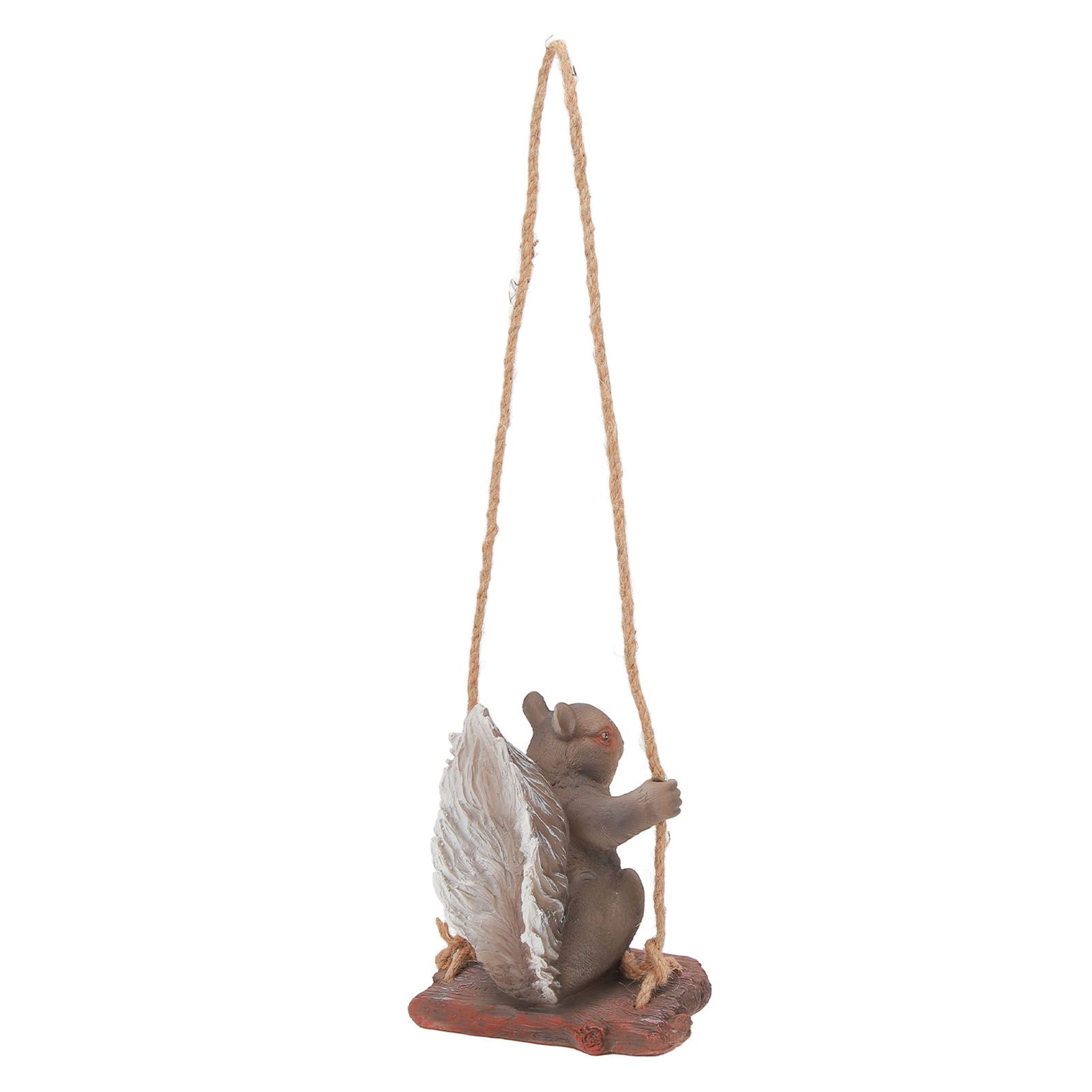 Hanging Squirrel Statues Garden Decor Cute Swing Squirrel Sculpture Outdoor view 9