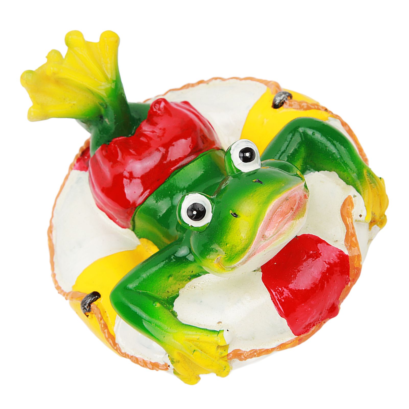 Frog Pond Ornaments Resin Colorfast Easy Float Water Floating Frog Garden view 2