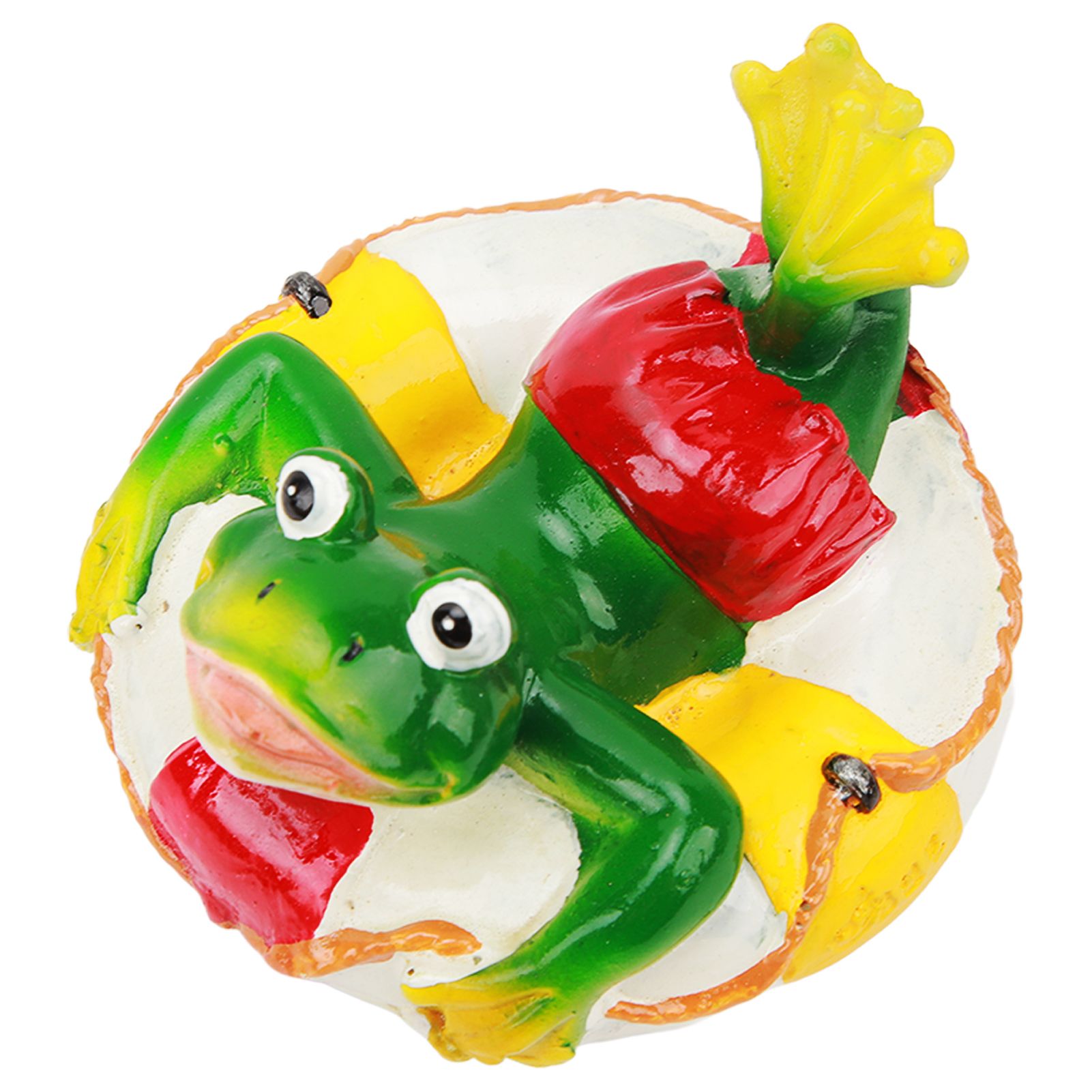 Frog Pond Ornaments Resin Colorfast Easy Float Water Floating Frog Garden view 5