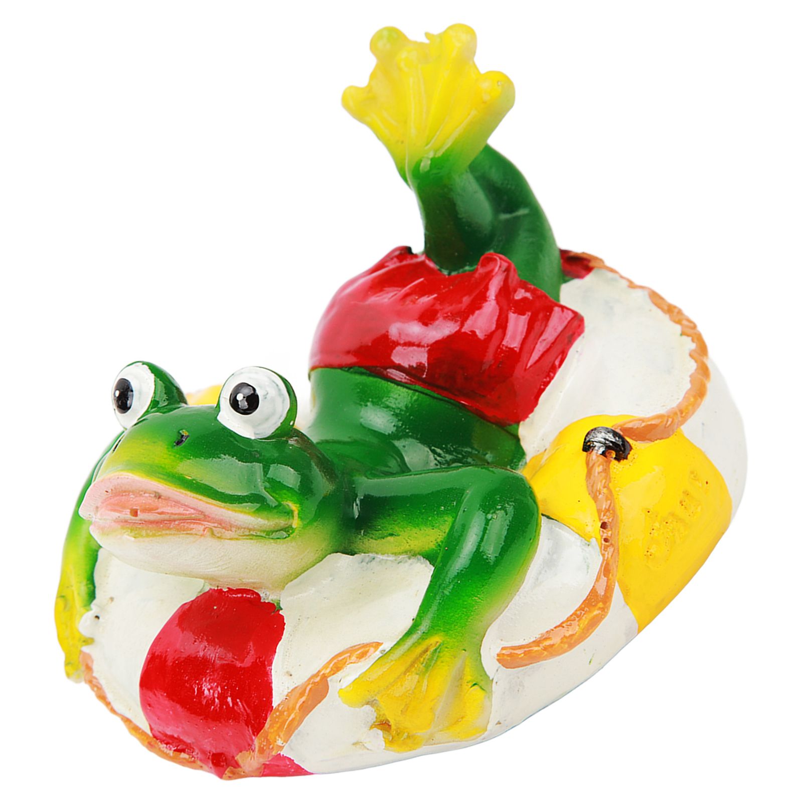 Frog Pond Ornaments Resin Colorfast Easy Float Water Floating Frog Garden view 6