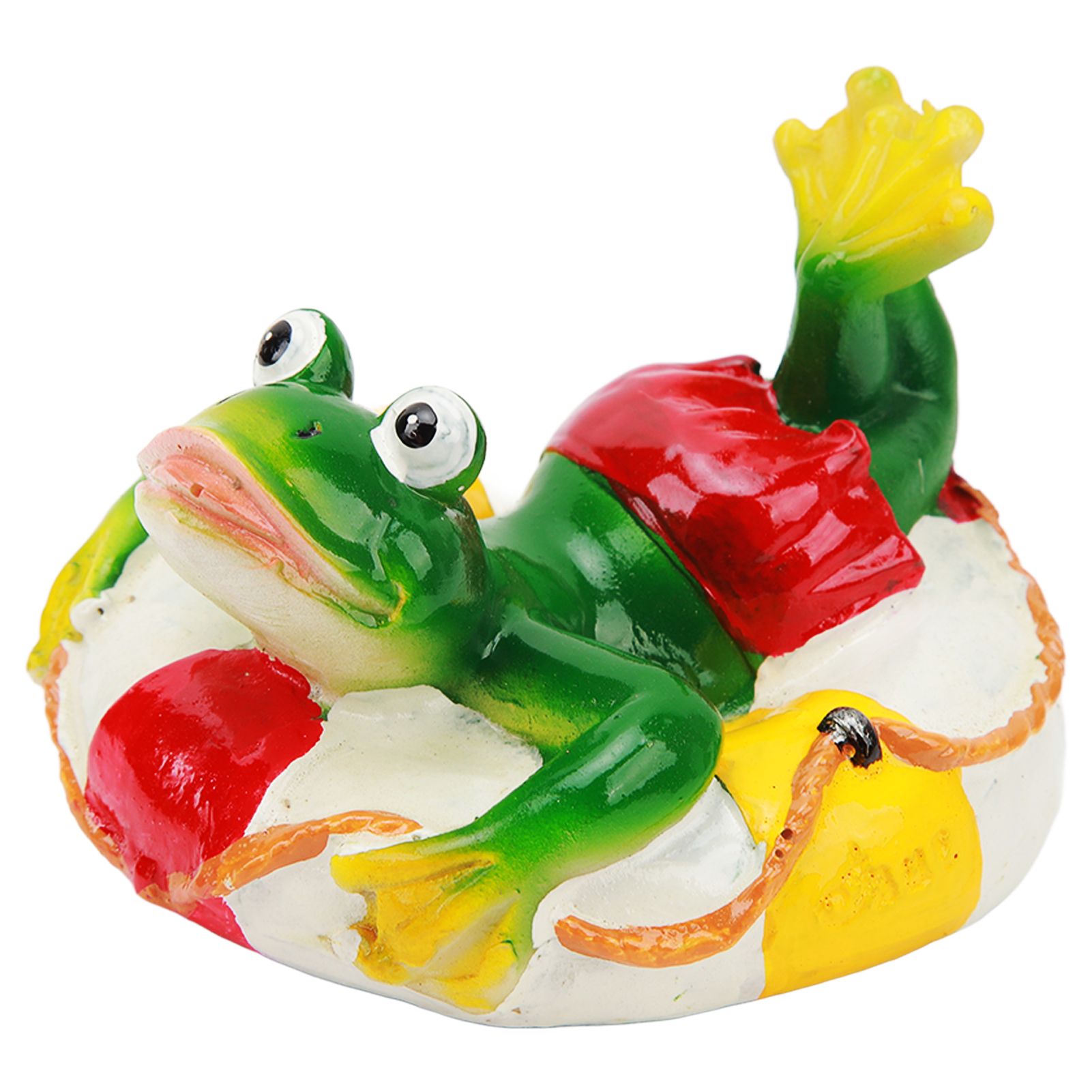 Frog Pond Ornaments Resin Colorfast Easy Float Water Floating Frog Garden view 7