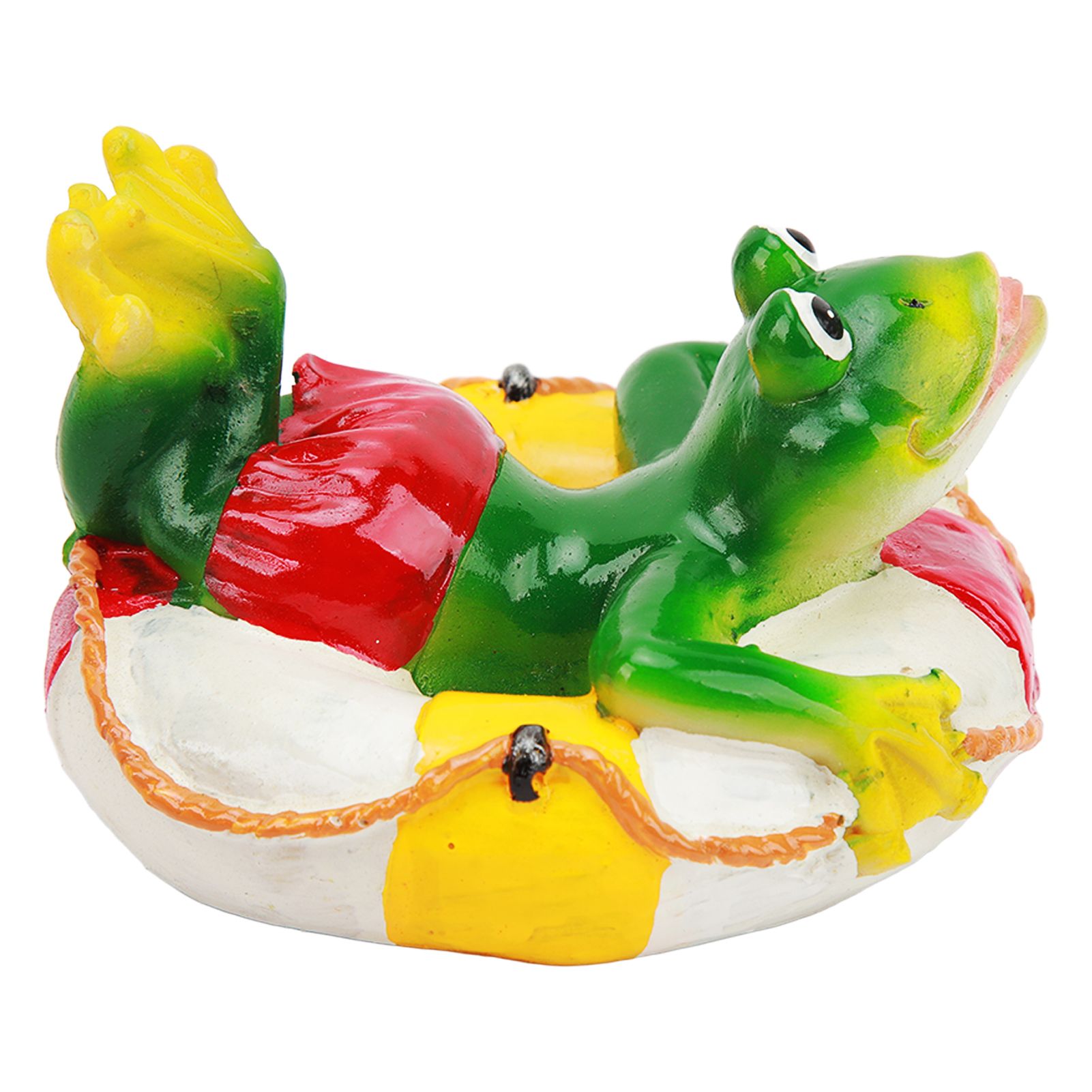 Frog Pond Ornaments Resin Colorfast Easy Float Water Floating Frog Garden view 8