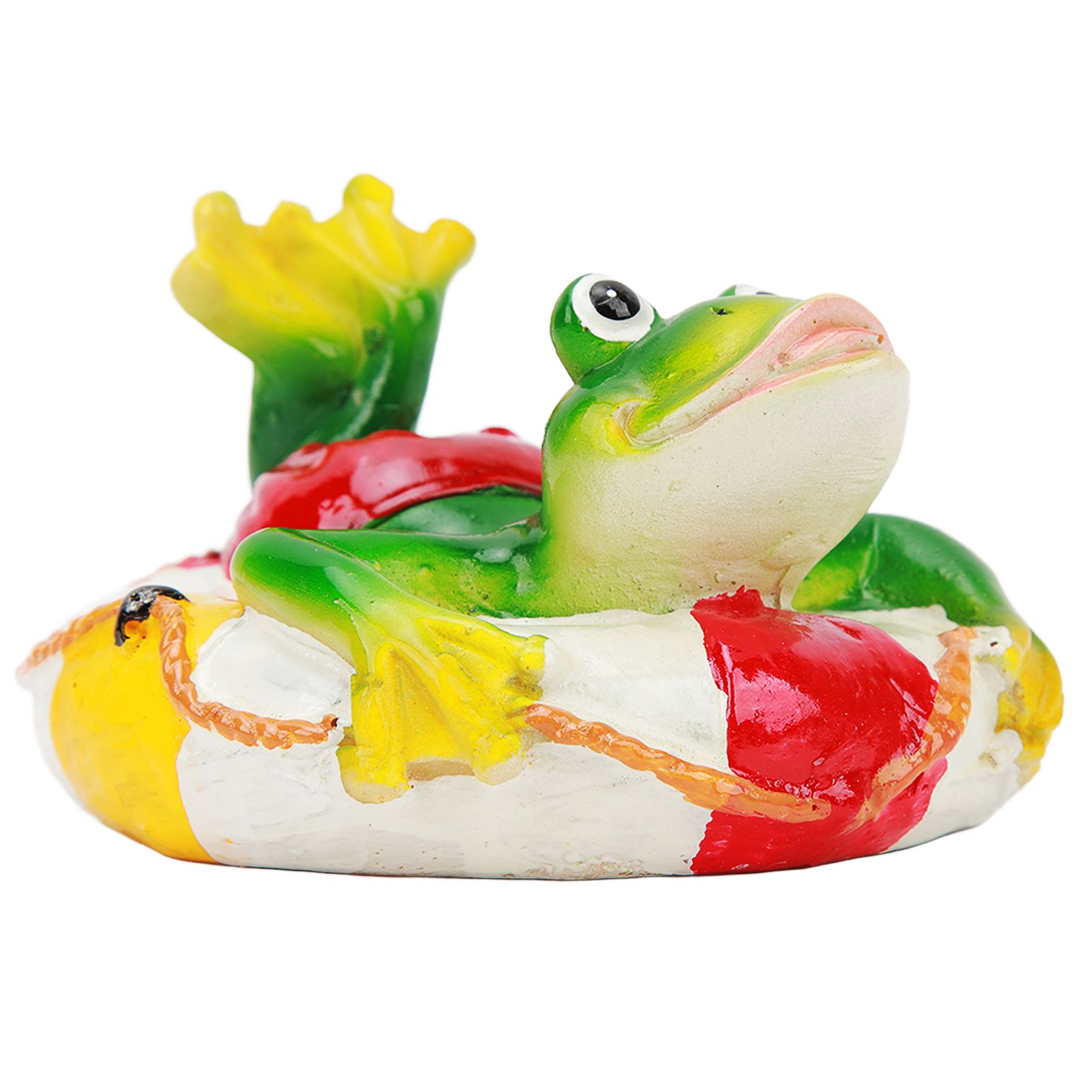 Frog Pond Ornaments Resin Colorfast Easy Float Water Floating Frog Garden view 9