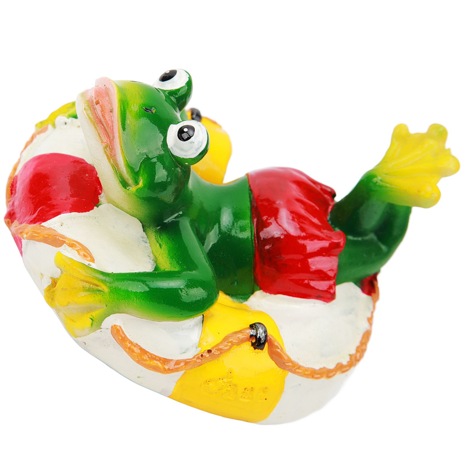 Frog Pond Ornaments Resin Colorfast Easy Float Water Floating Frog Garden view 10