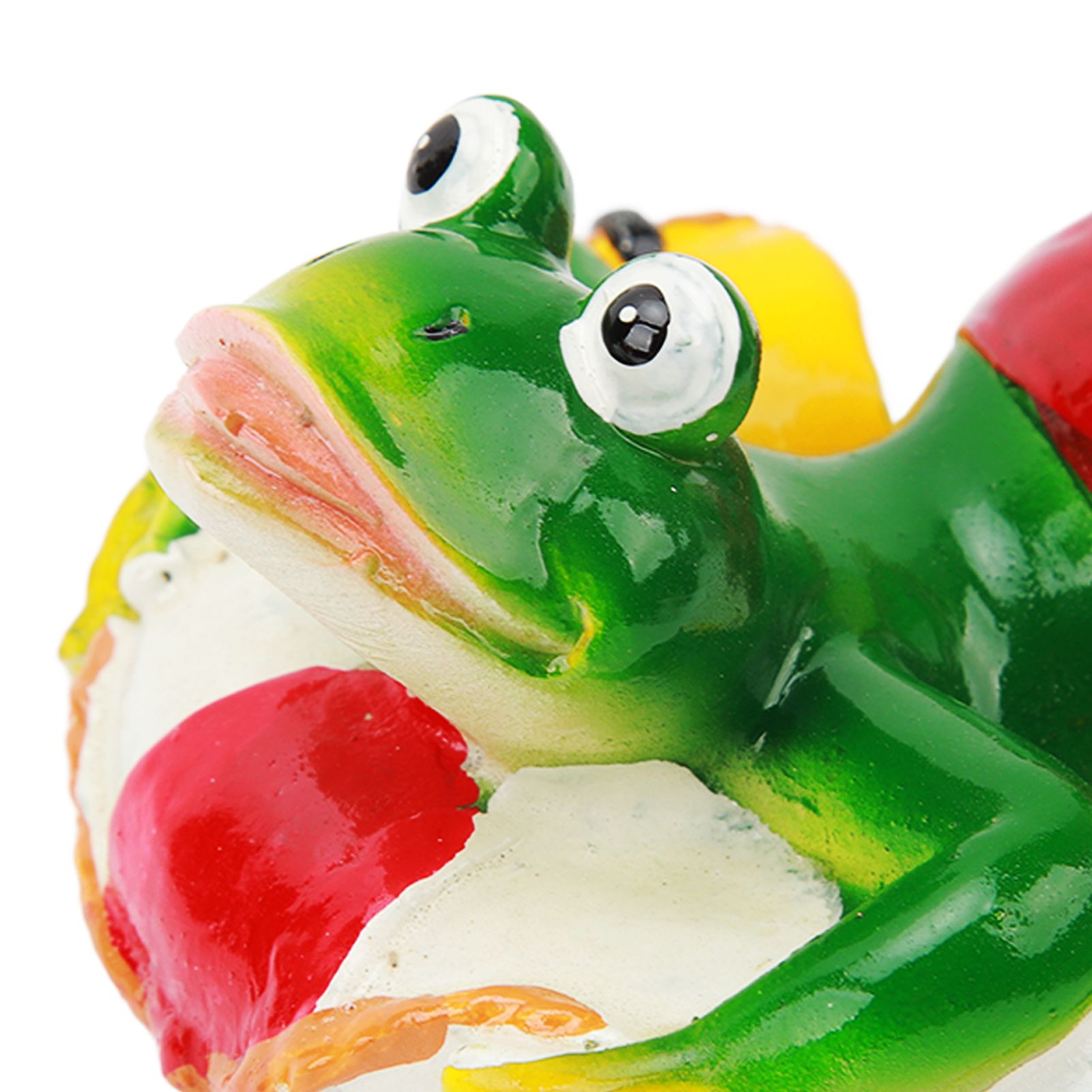 Frog Pond Ornaments Resin Colorfast Easy Float Water Floating Frog Garden view 13