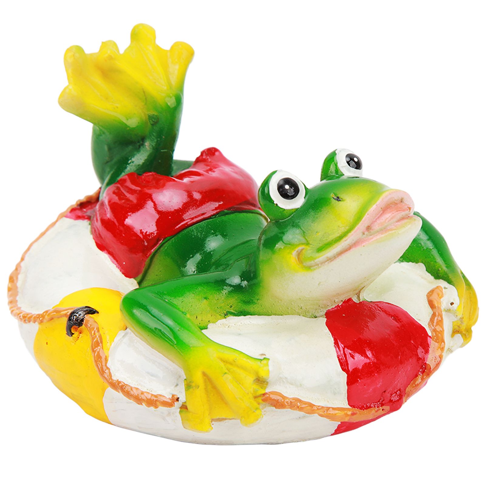 Frog Pond Ornaments Resin Colorfast Easy Float Water Floating Frog Garden view 15
