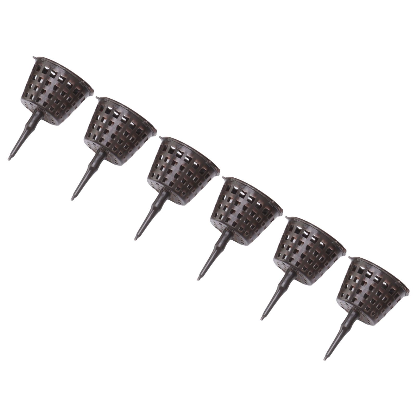 100PCS Plastic Fertilizer Mesh Basket with Lid Planting Fertilizer Net Pot for view 5