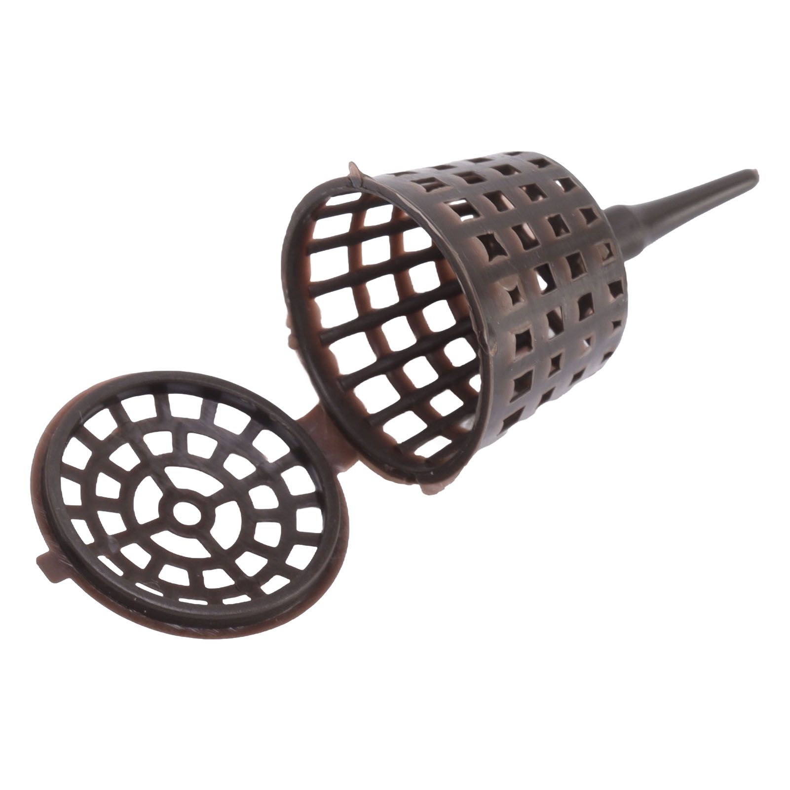 100PCS Plastic Fertilizer Mesh Basket with Lid Planting Fertilizer Net Pot for view 9