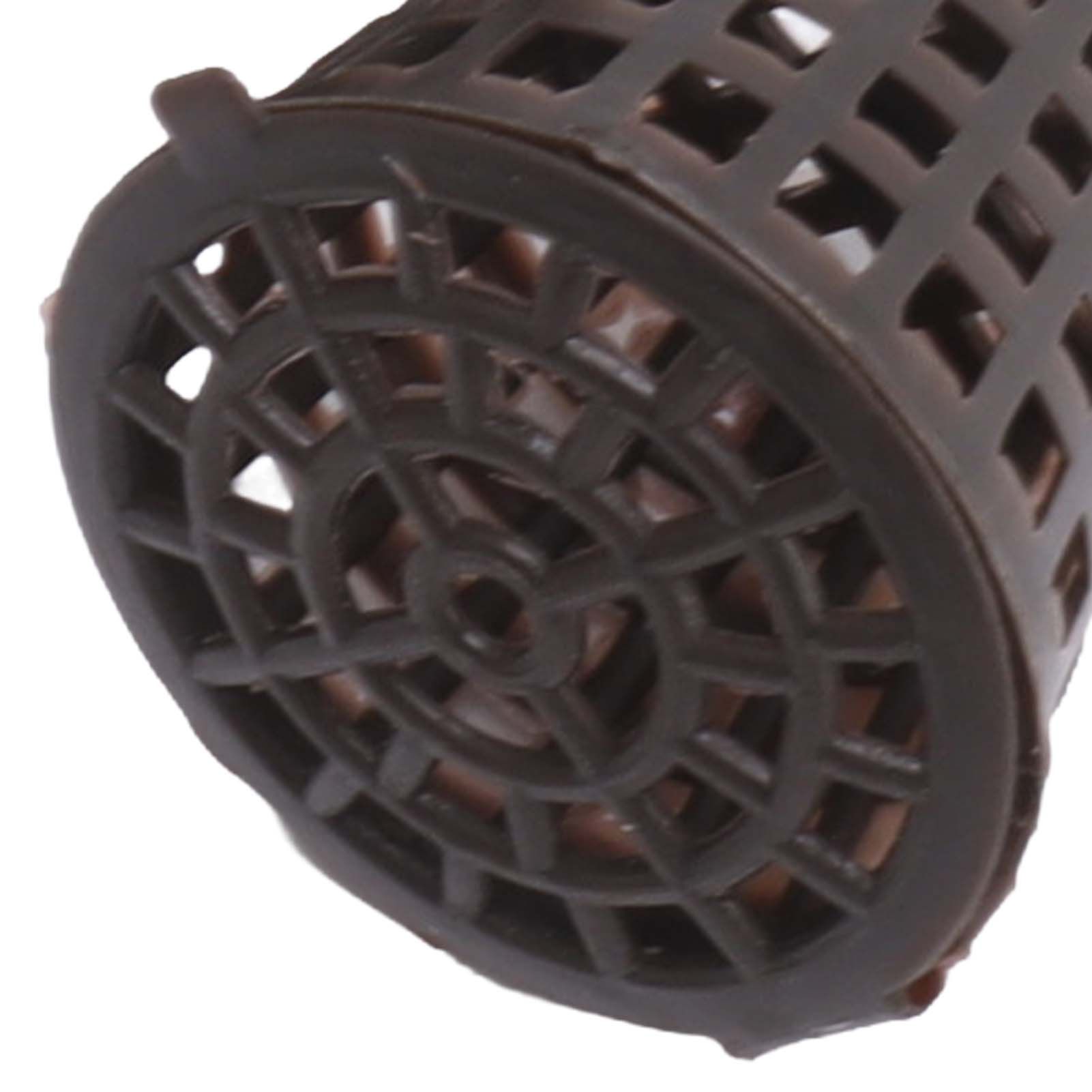 100PCS Plastic Fertilizer Mesh Basket with Lid Planting Fertilizer Net Pot for view 14