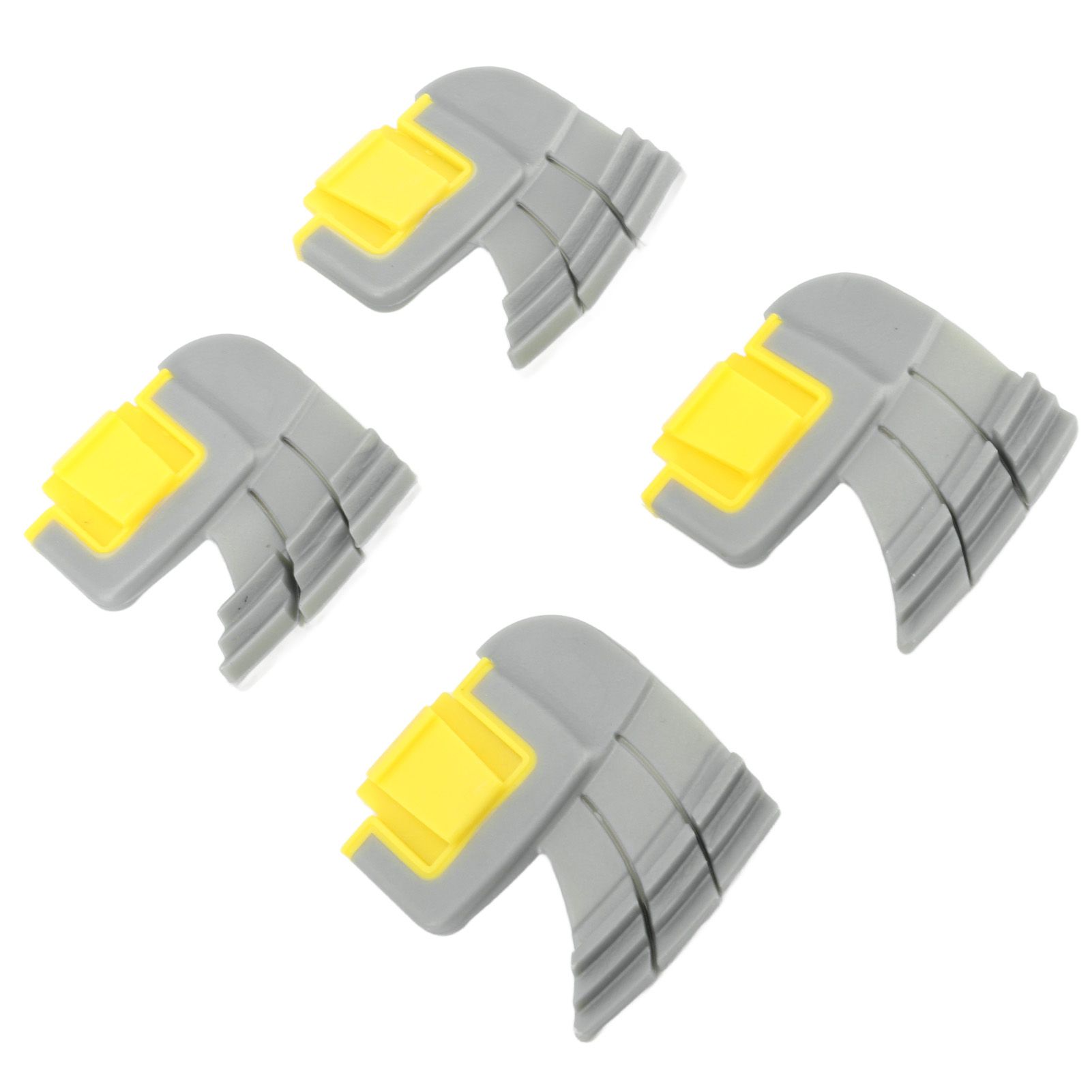 4pcs Cyclonic Scrubbing Brushes Plastic Rubber Cyclonic Brush Replacement view 3