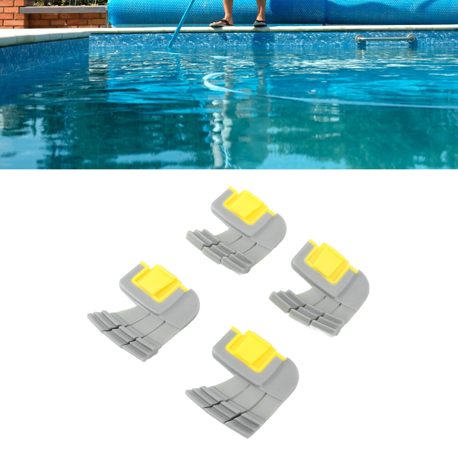 4pcs Cyclonic Scrubbing Brushes Plastic Rubber Cyclonic Brush Replacement view 11