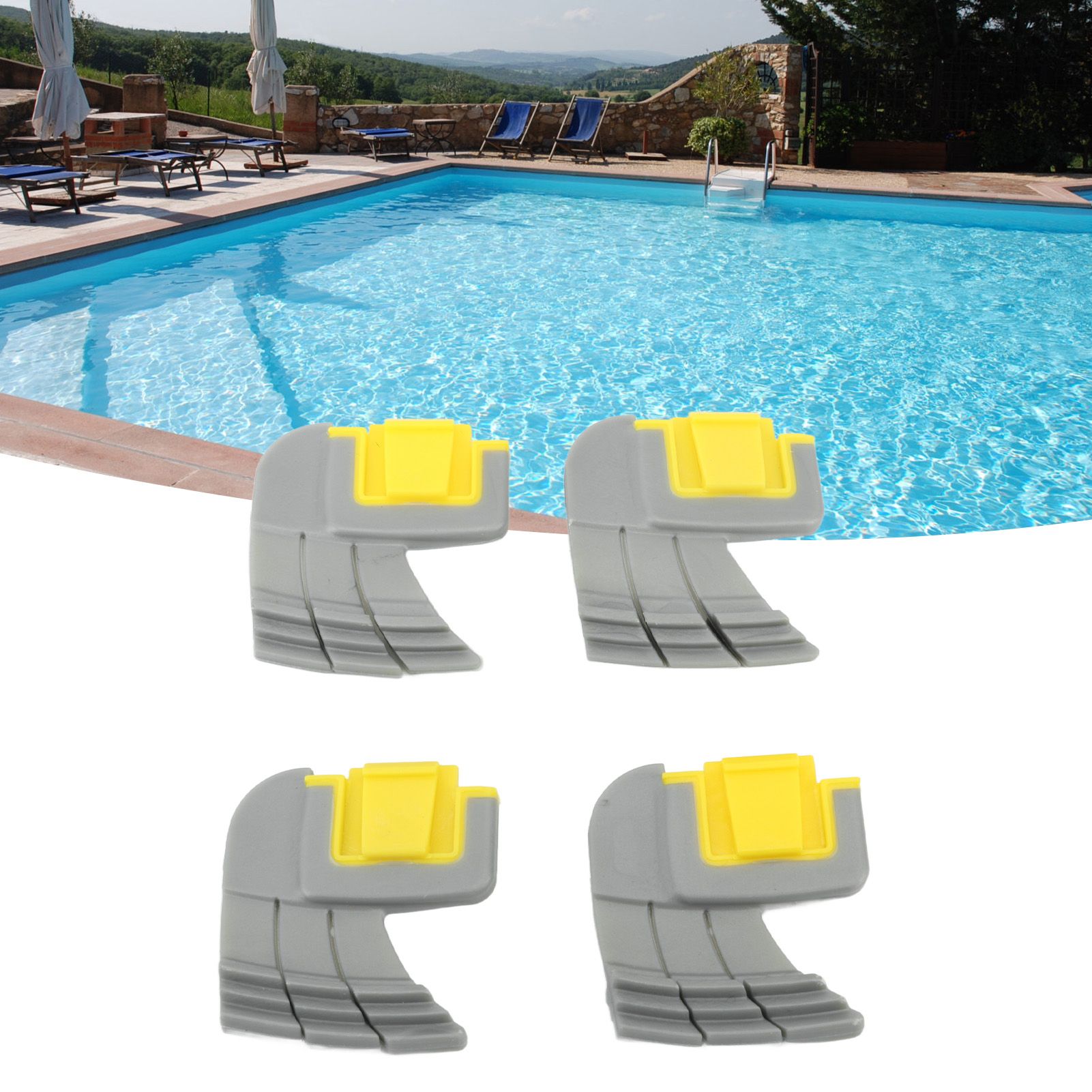 4pcs Cyclonic Scrubbing Brushes Plastic Rubber Cyclonic Brush Replacement view 12