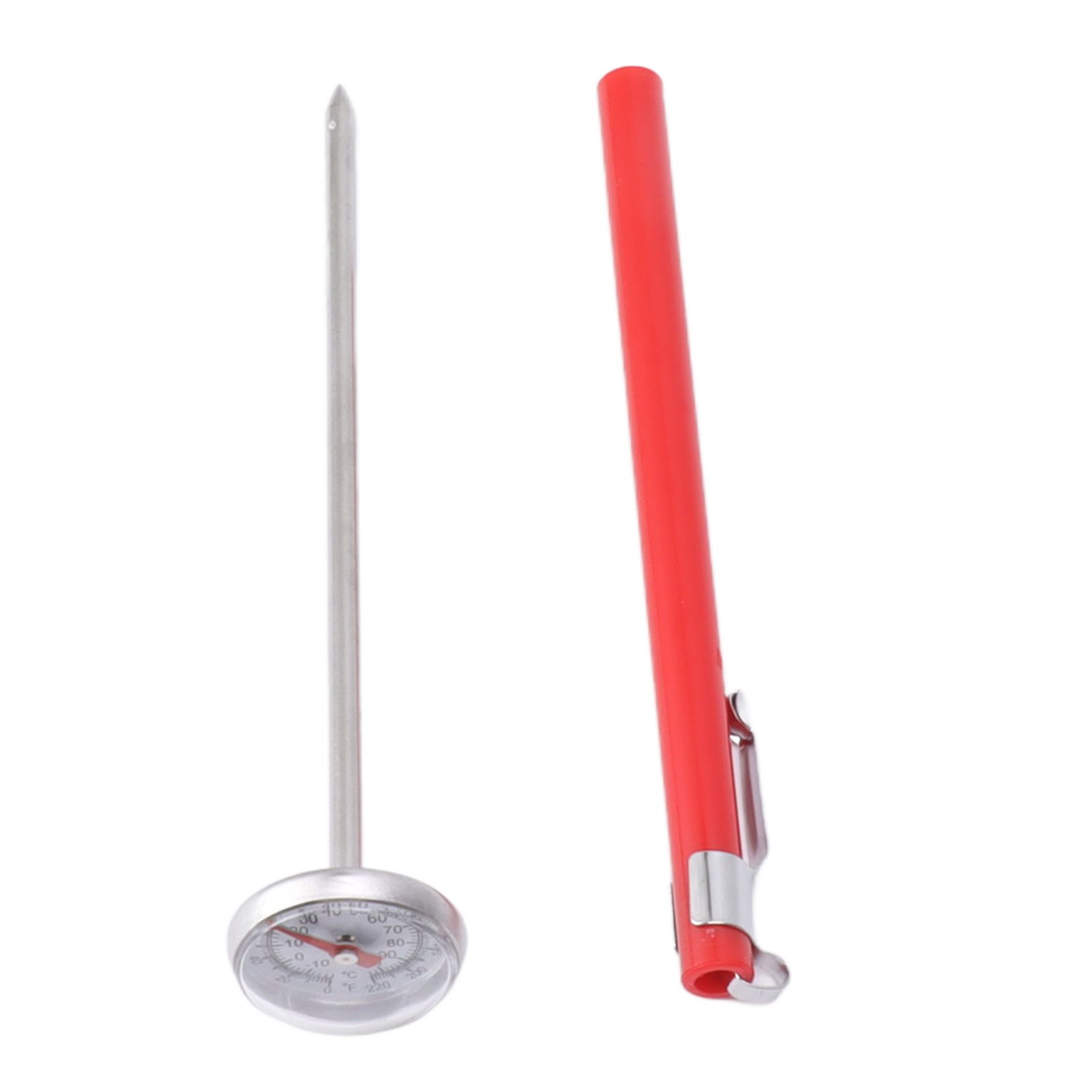 Instant Read Meat Thermometer Accurate Reading Stainless Steel Kitchen Cooking view 8