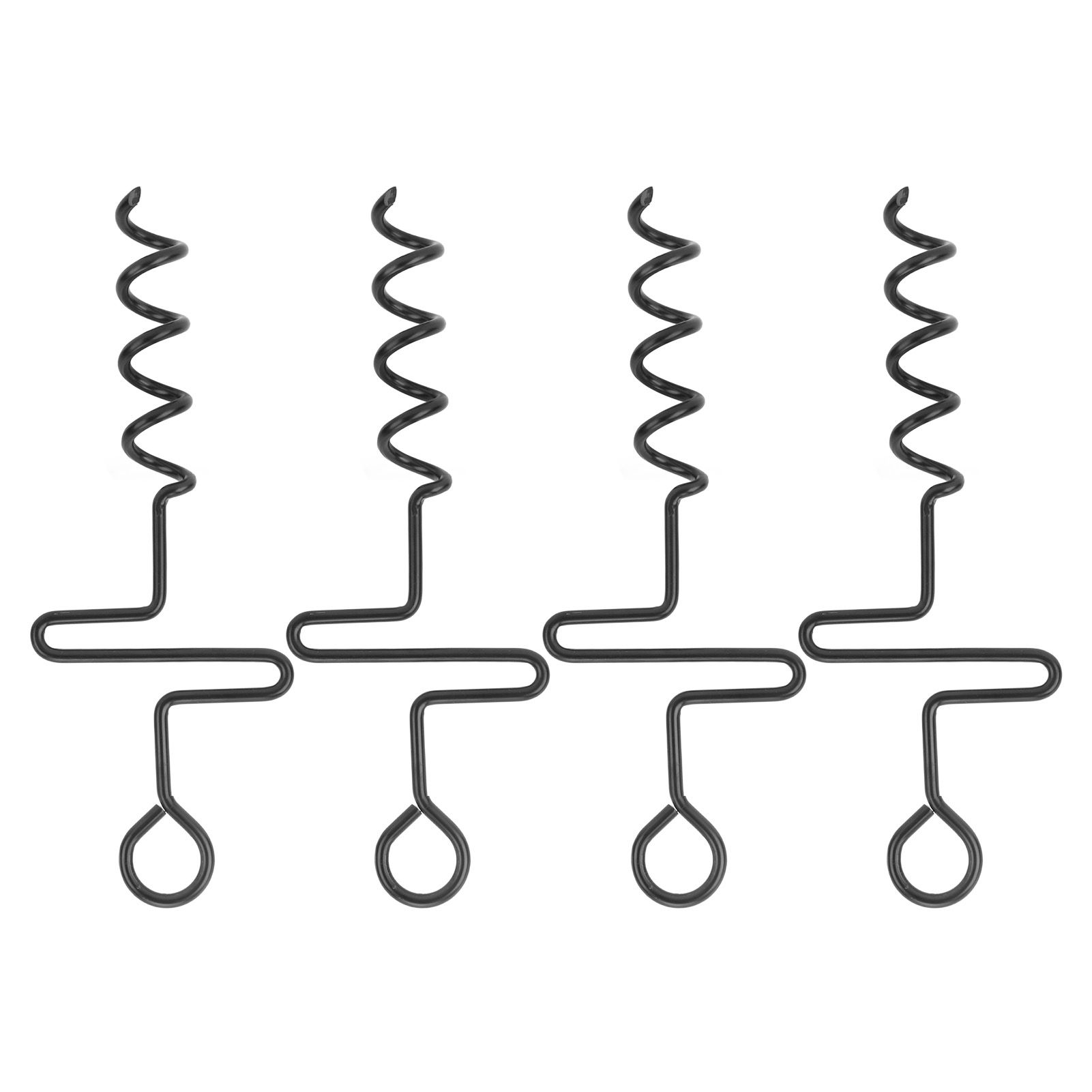 4PCS Spiral Tent Tacks Iron Stable Spiral Type Heavy Duty Spiral Tent Stake view 3