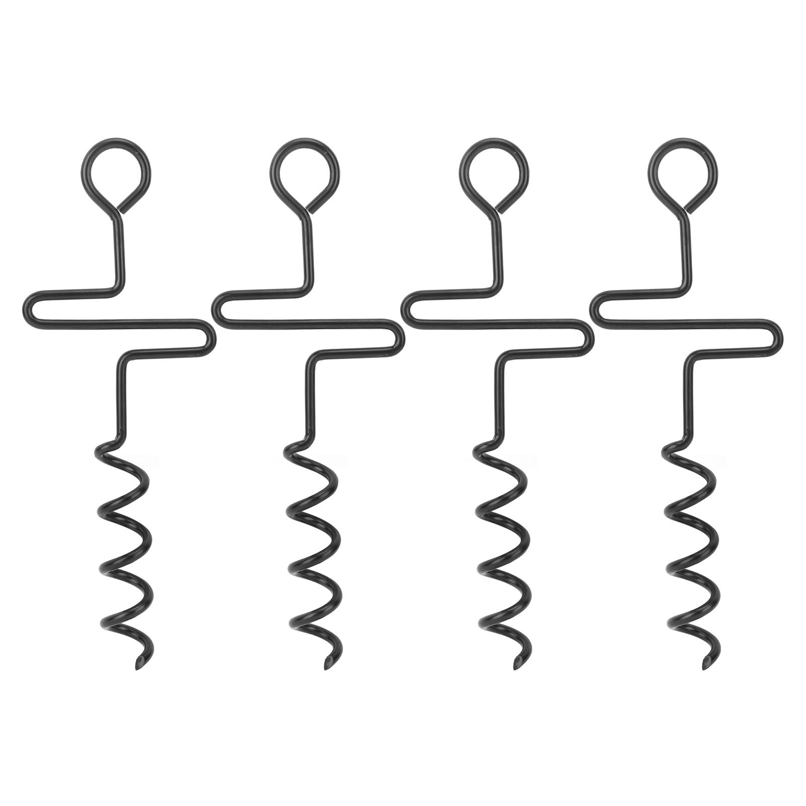 4PCS Spiral Tent Tacks Iron Stable Spiral Type Heavy Duty Spiral Tent Stake view 4
