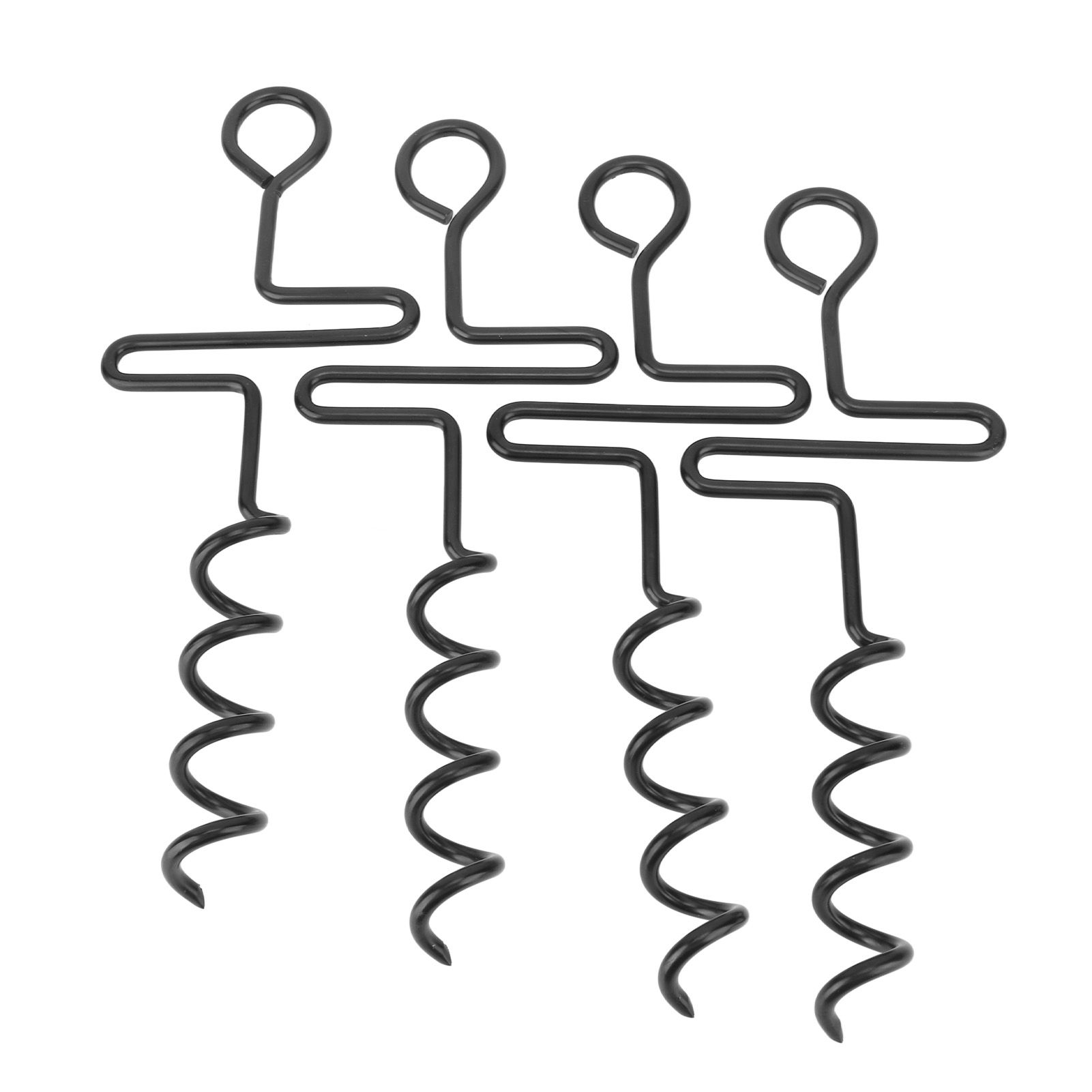 4PCS Spiral Tent Tacks Iron Stable Spiral Type Heavy Duty Spiral Tent Stake view 6
