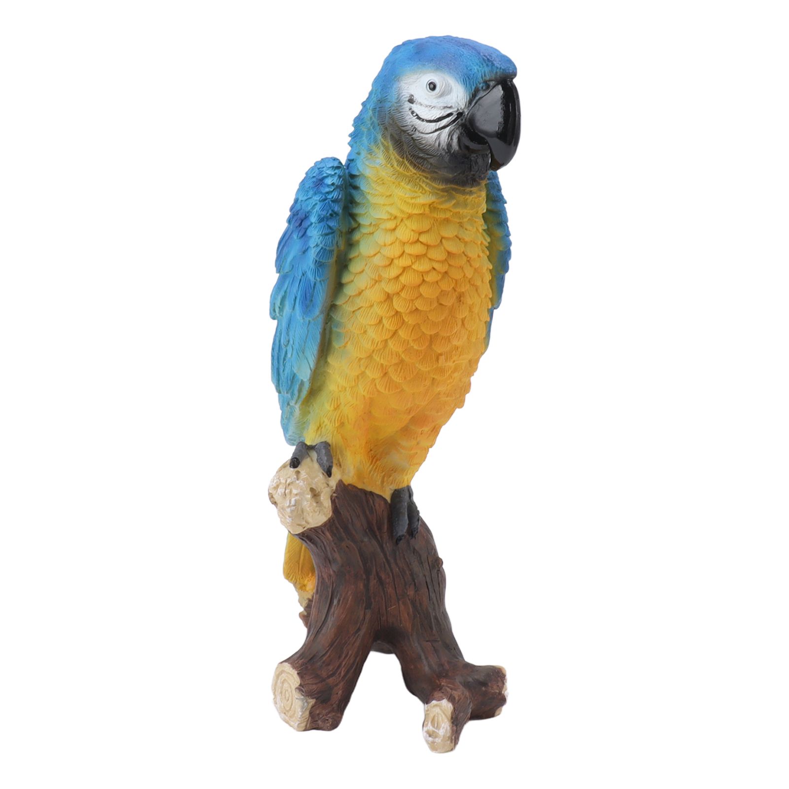 Resin Parrot Statue Simulation Parrot Decoration Resin Animals Figurine view 2