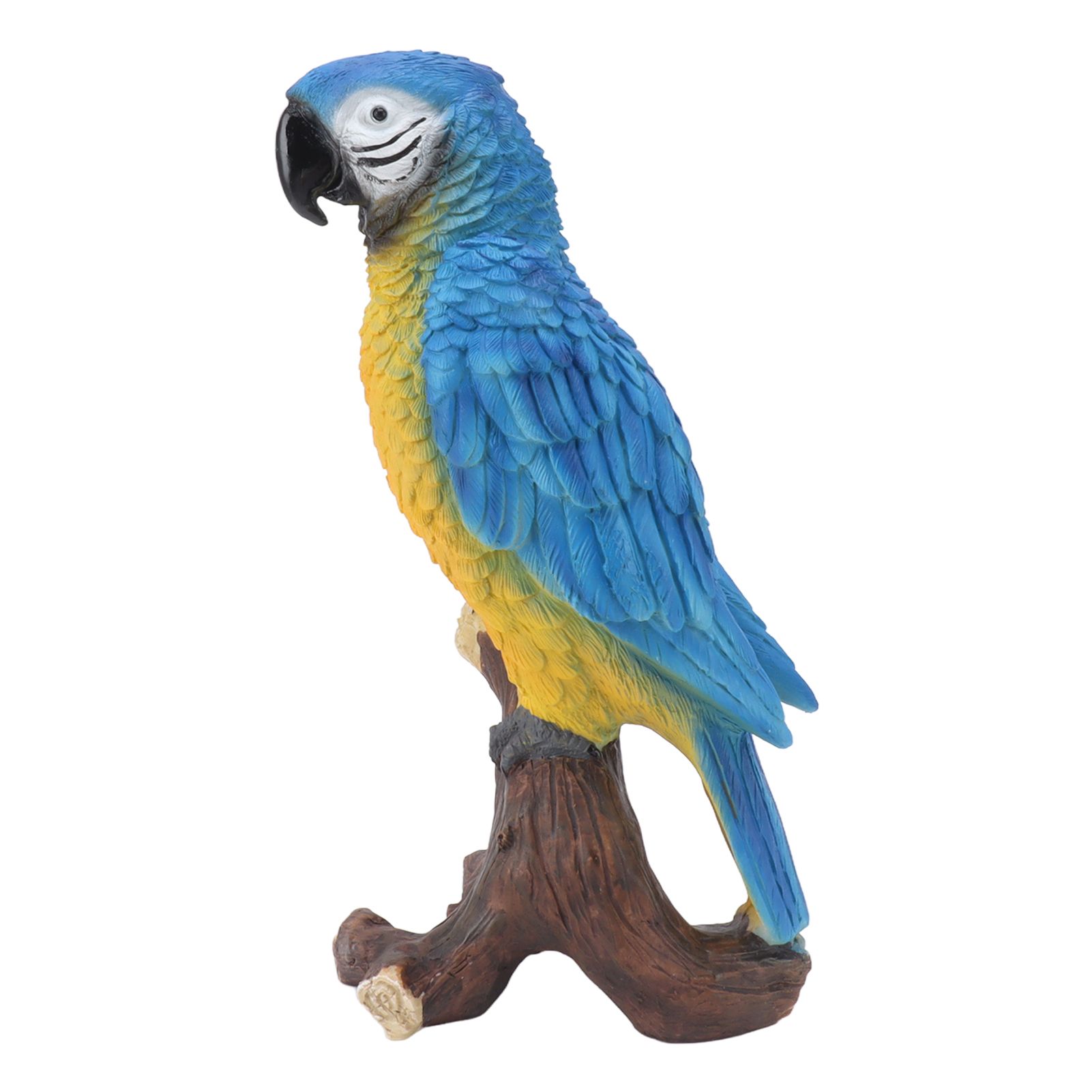 Resin Parrot Statue Simulation Parrot Decoration Resin Animals Figurine view 5