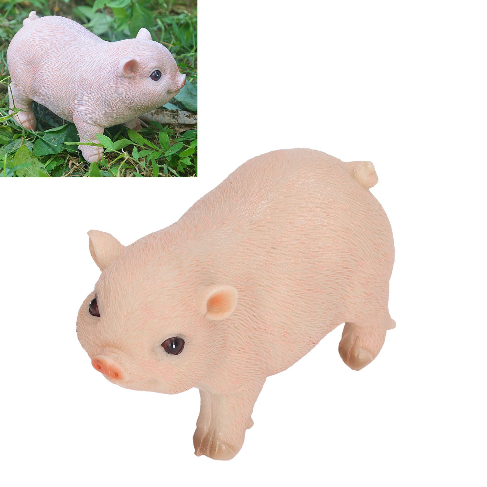 Cute Pig Garden Statue Resin Animals Figurine Outdoor Sculpture Resin Lawn view 11