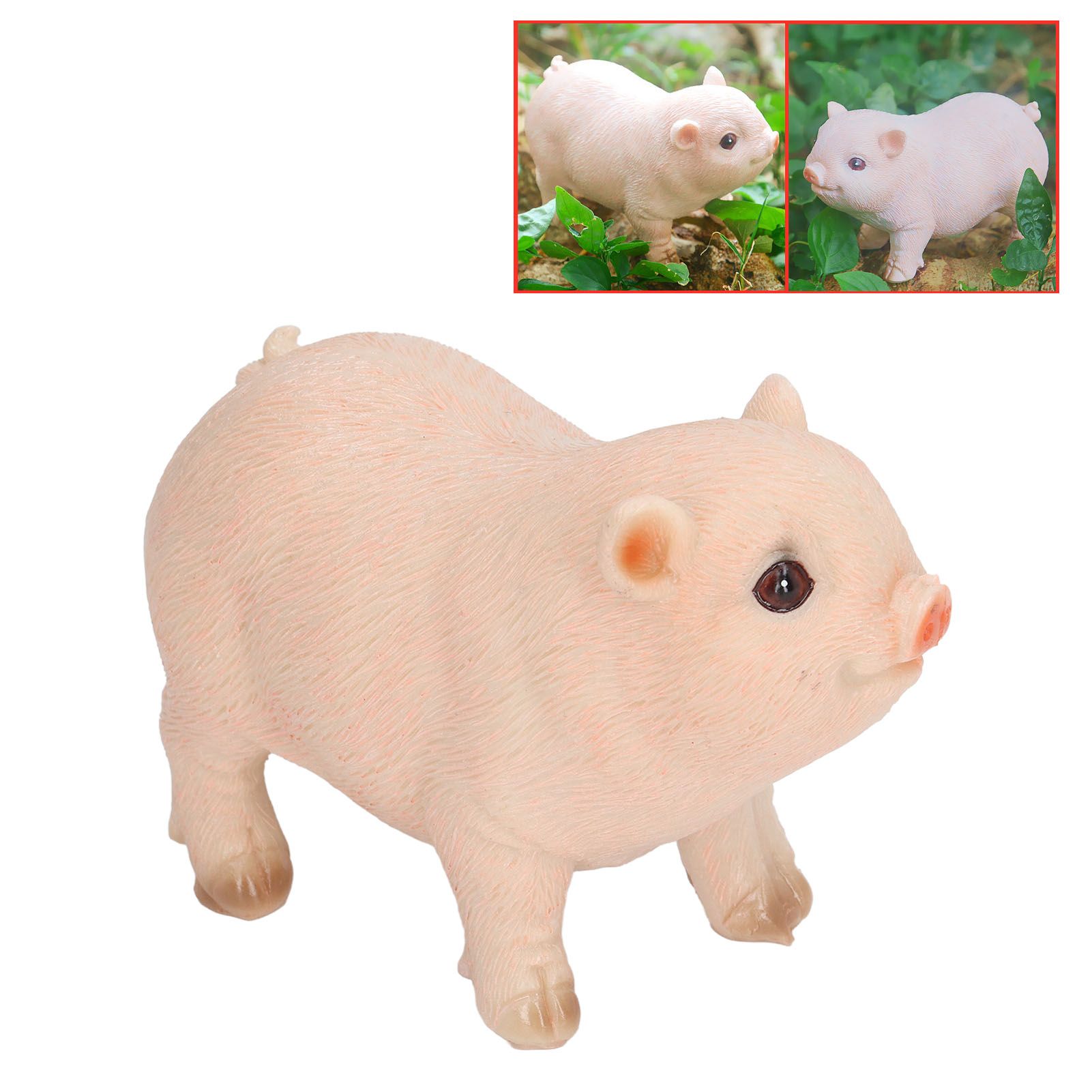 Cute Pig Garden Statue Resin Animals Figurine Outdoor Sculpture Resin Lawn view 12