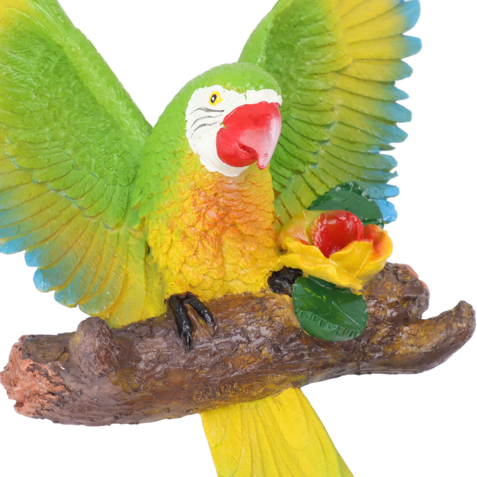 Parrot Wall Decoration Resin Vivid Flapping Hanging Parrot Statue Bird view 13