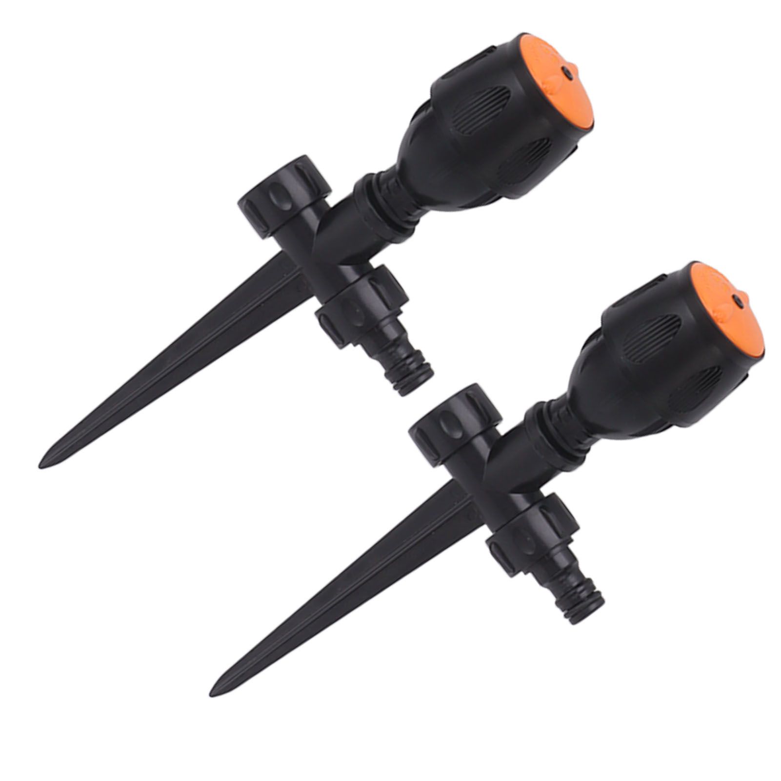 2pcs Garden Sprinklers Plastic 360 Degree Rotating Irrigation Sprinkler Large view 10