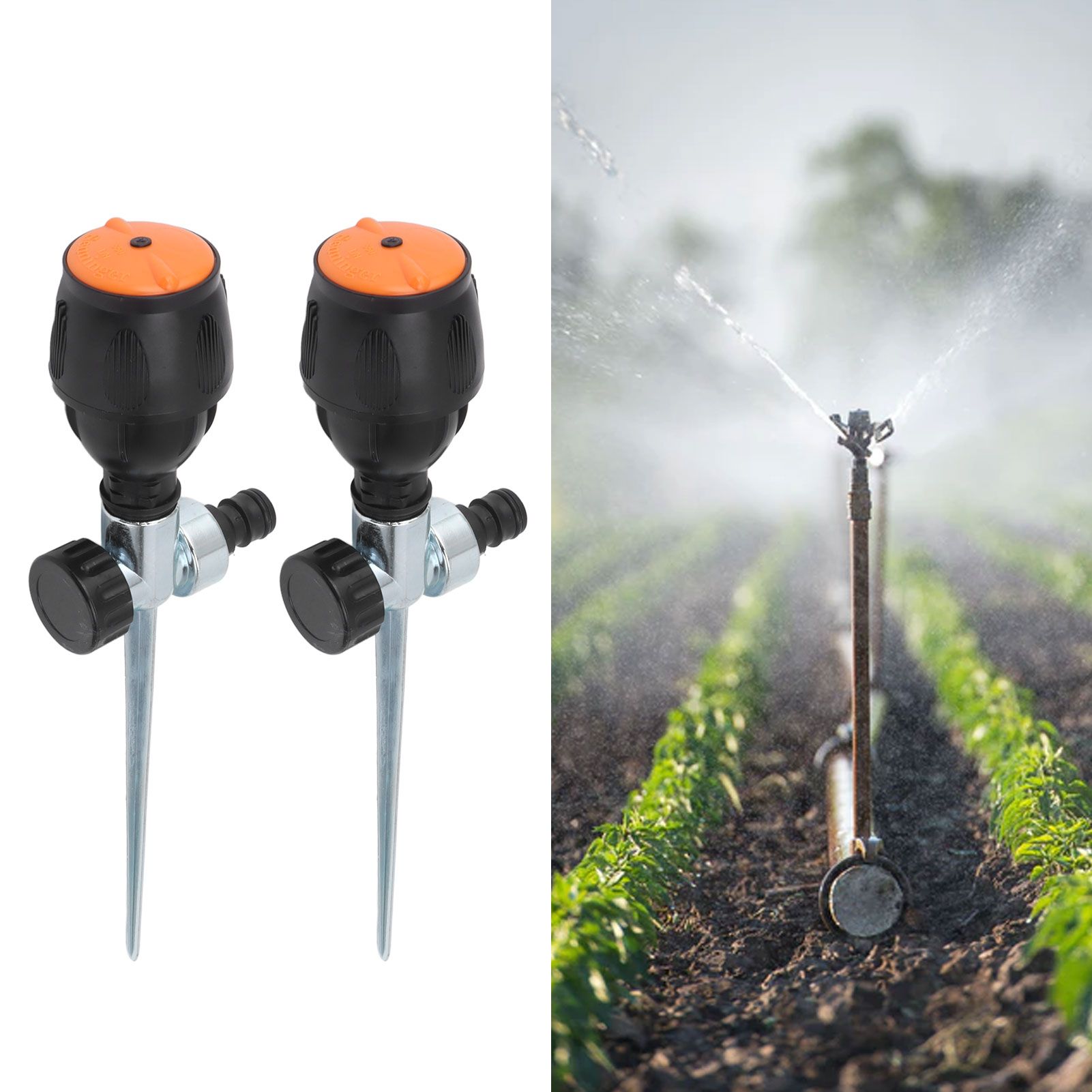 Automatic Rotating Sprinkler Metal Insert Needle Nozzle 360 Degree Sprinkler view 11