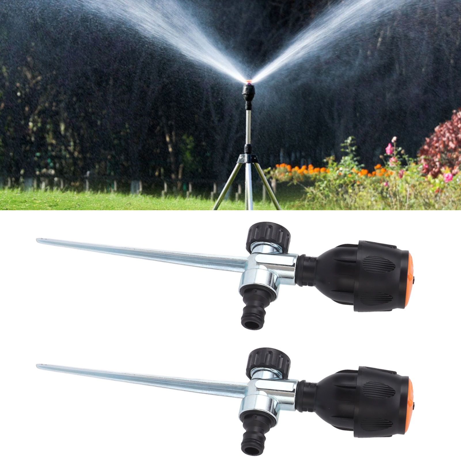 Automatic Rotating Sprinkler Metal Insert Needle Nozzle 360 Degree Sprinkler view 12
