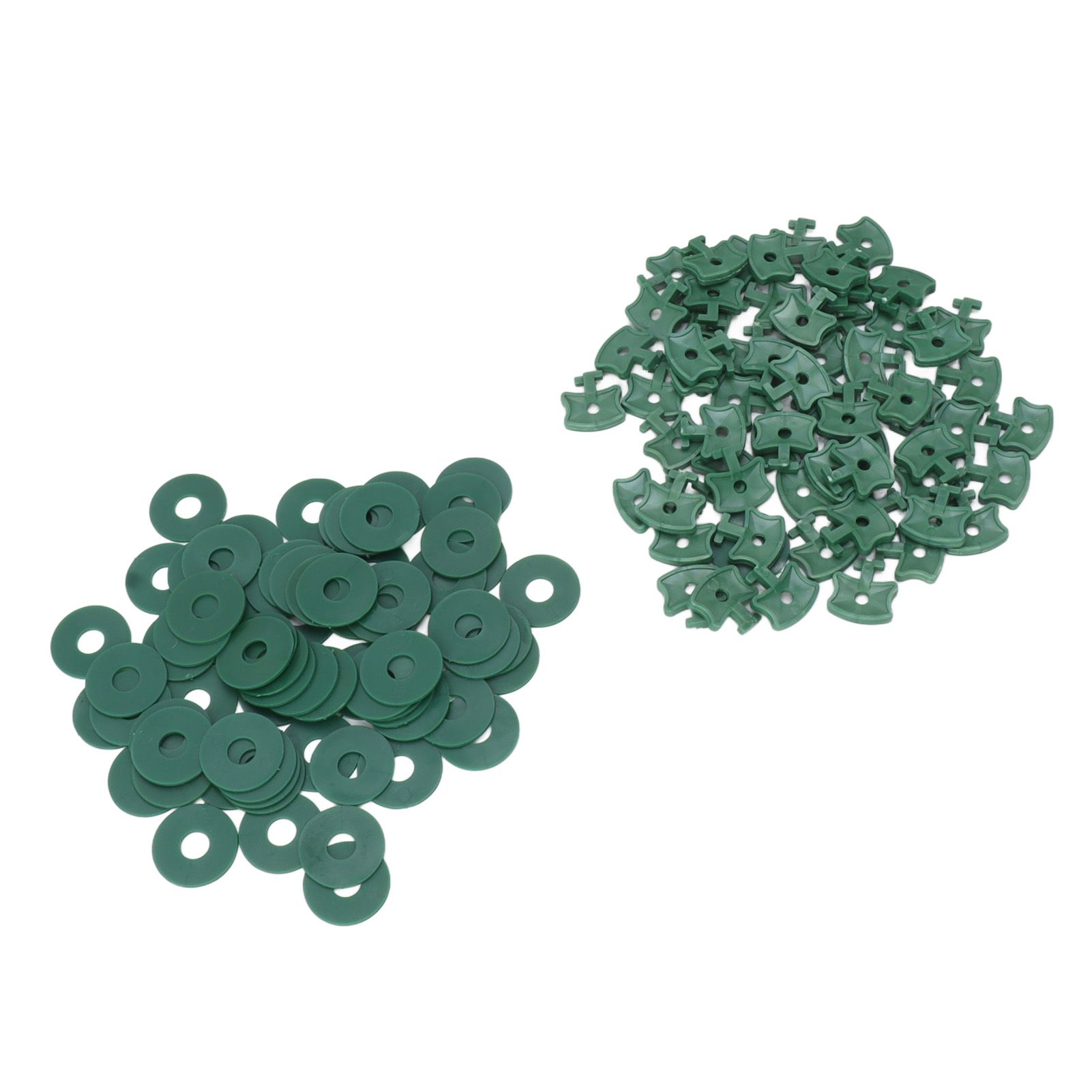 100PCS Greenhouse Twist Clips Plastic Shading Fixing Clips with Washers for view 2