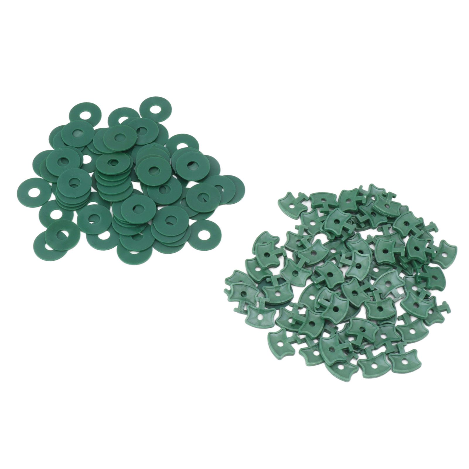 100PCS Greenhouse Twist Clips Plastic Shading Fixing Clips with Washers for view 3