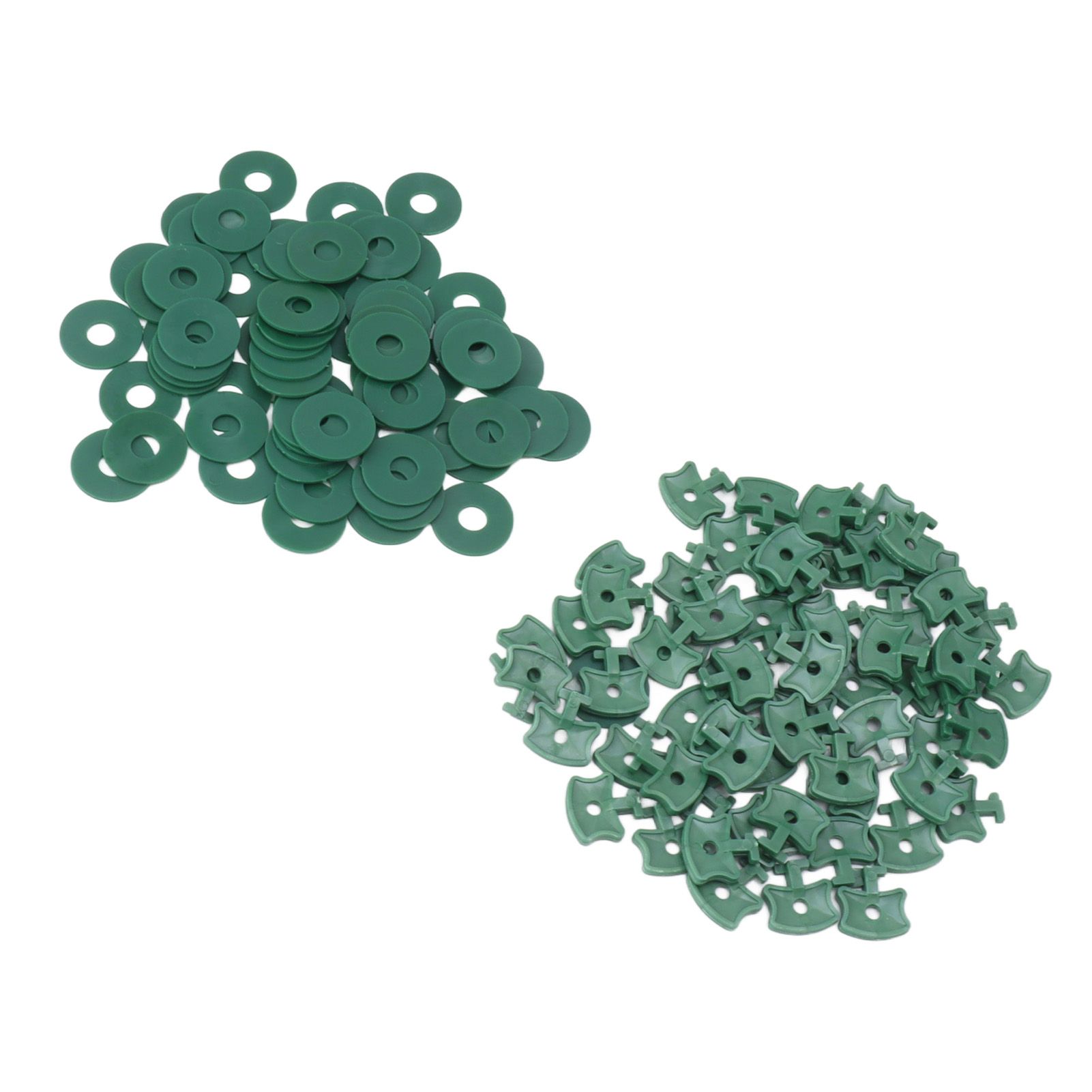 100PCS Greenhouse Twist Clips Plastic Shading Fixing Clips with Washers for view 4