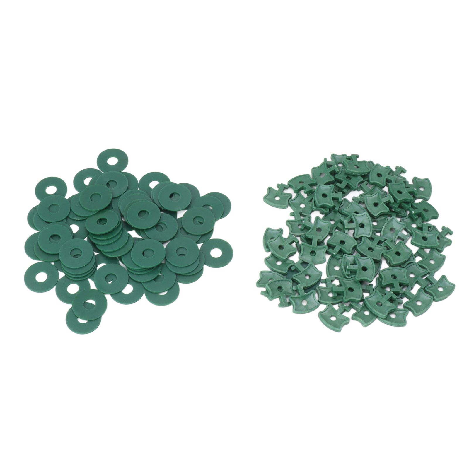 100PCS Greenhouse Twist Clips Plastic Shading Fixing Clips with Washers for view 5