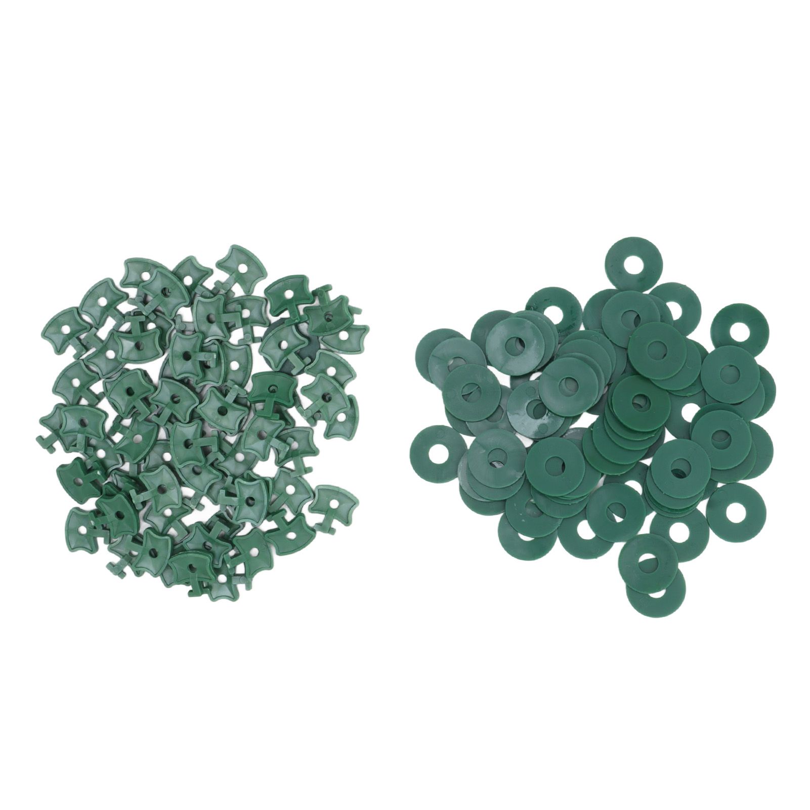 100PCS Greenhouse Twist Clips Plastic Shading Fixing Clips with Washers for view 7