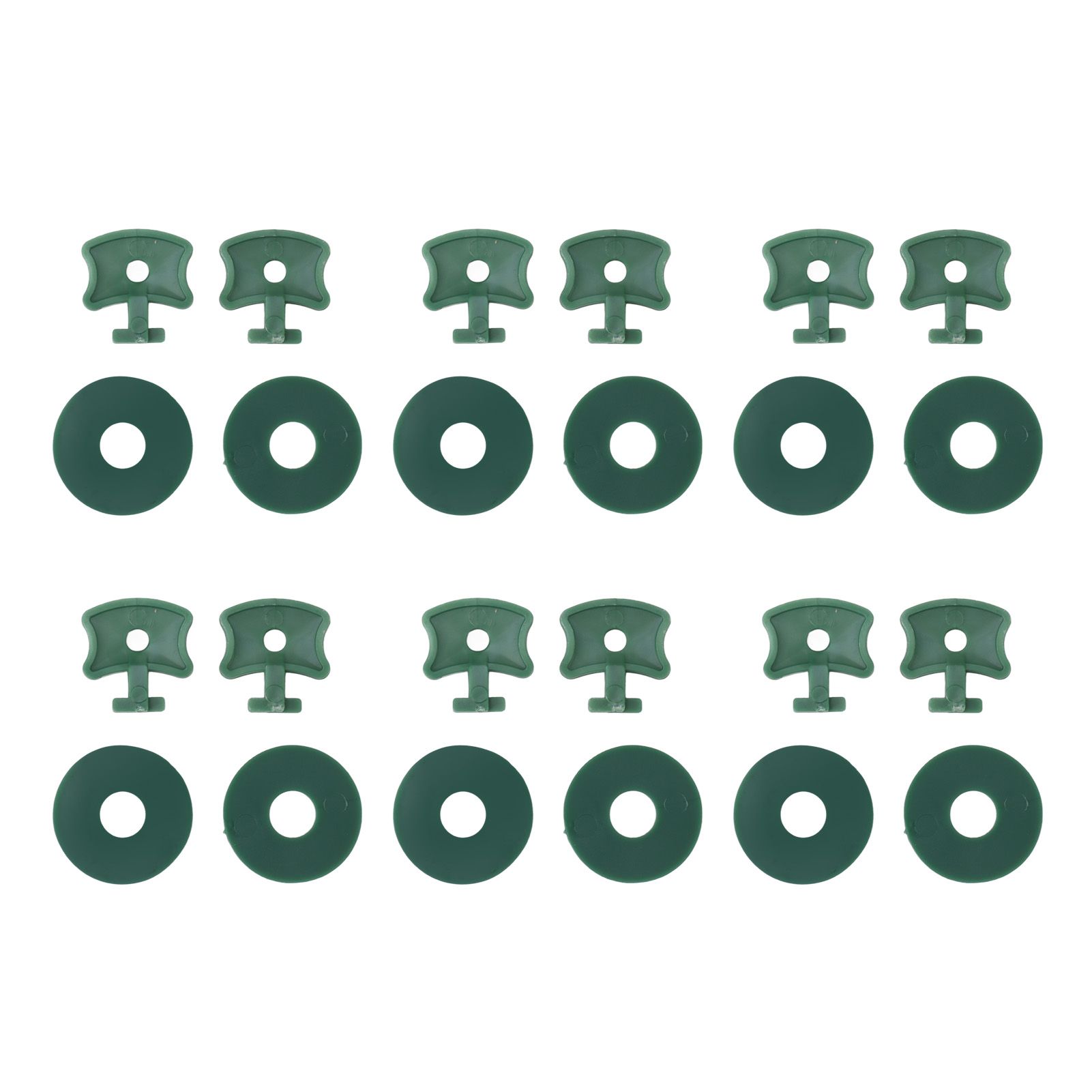 100PCS Greenhouse Twist Clips Plastic Shading Fixing Clips with Washers for view 8