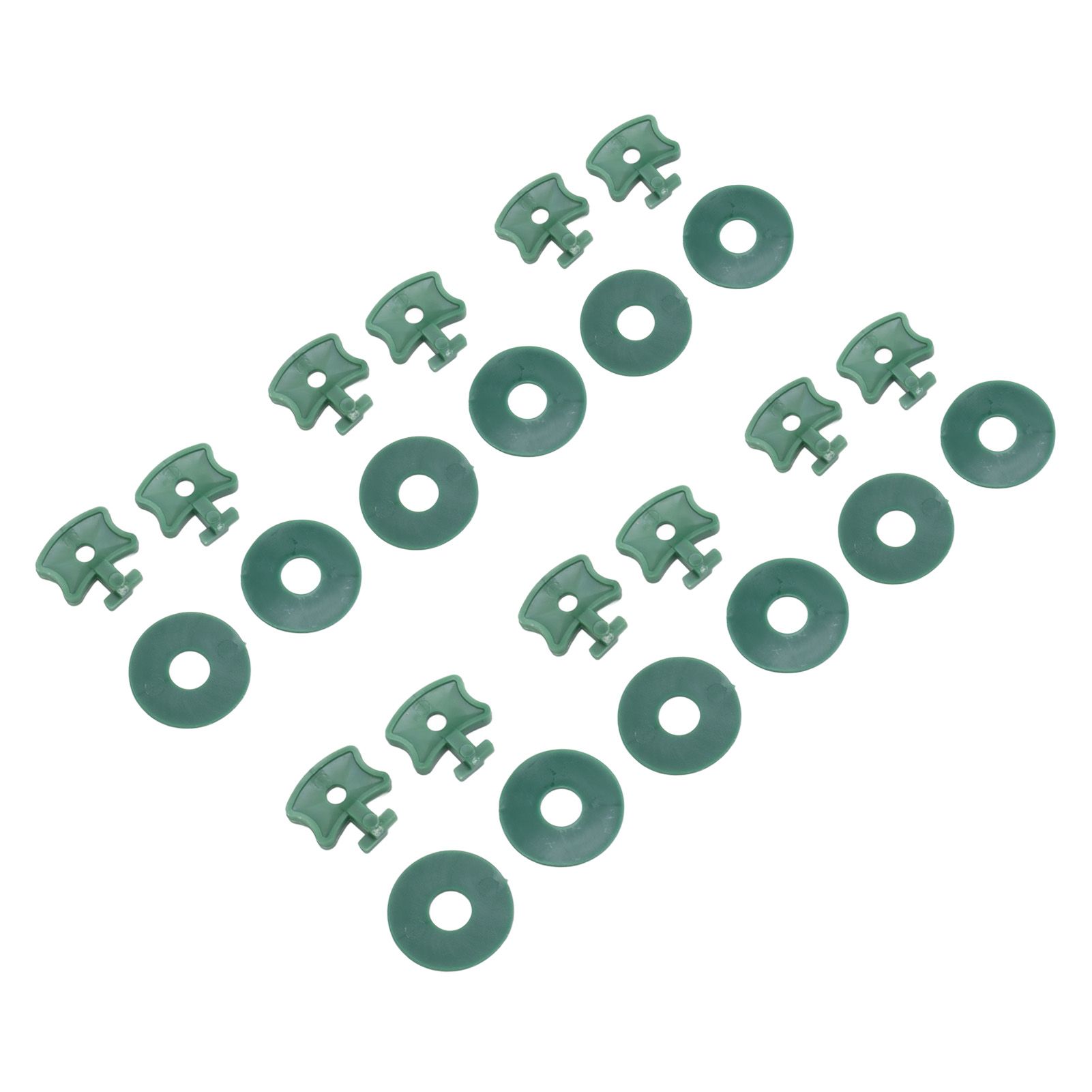 100PCS Greenhouse Twist Clips Plastic Shading Fixing Clips with Washers for view 9