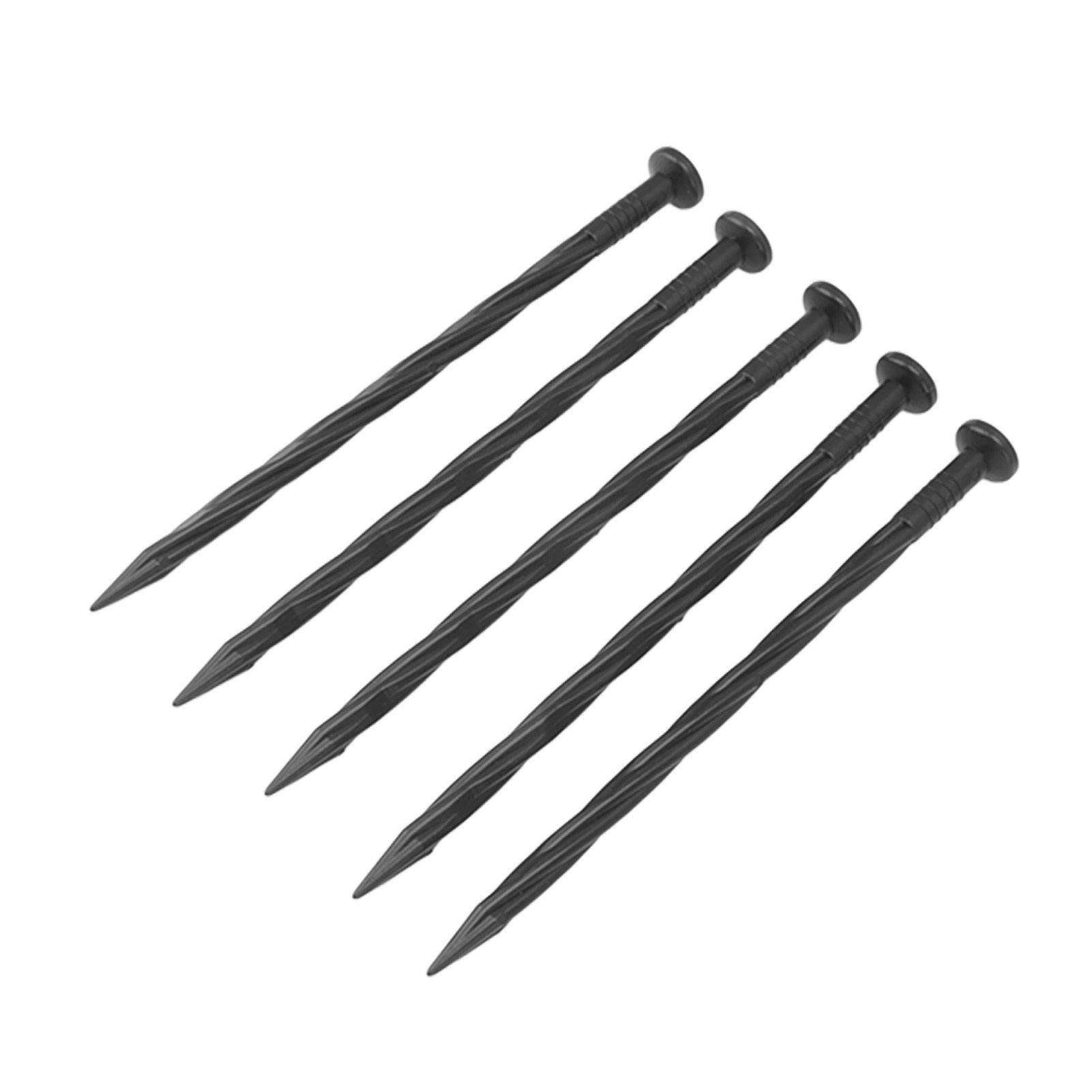 50Pcs Edging Stakes Spiral Nylon Landscape Anchoring Spikes for Paver Edging view 2