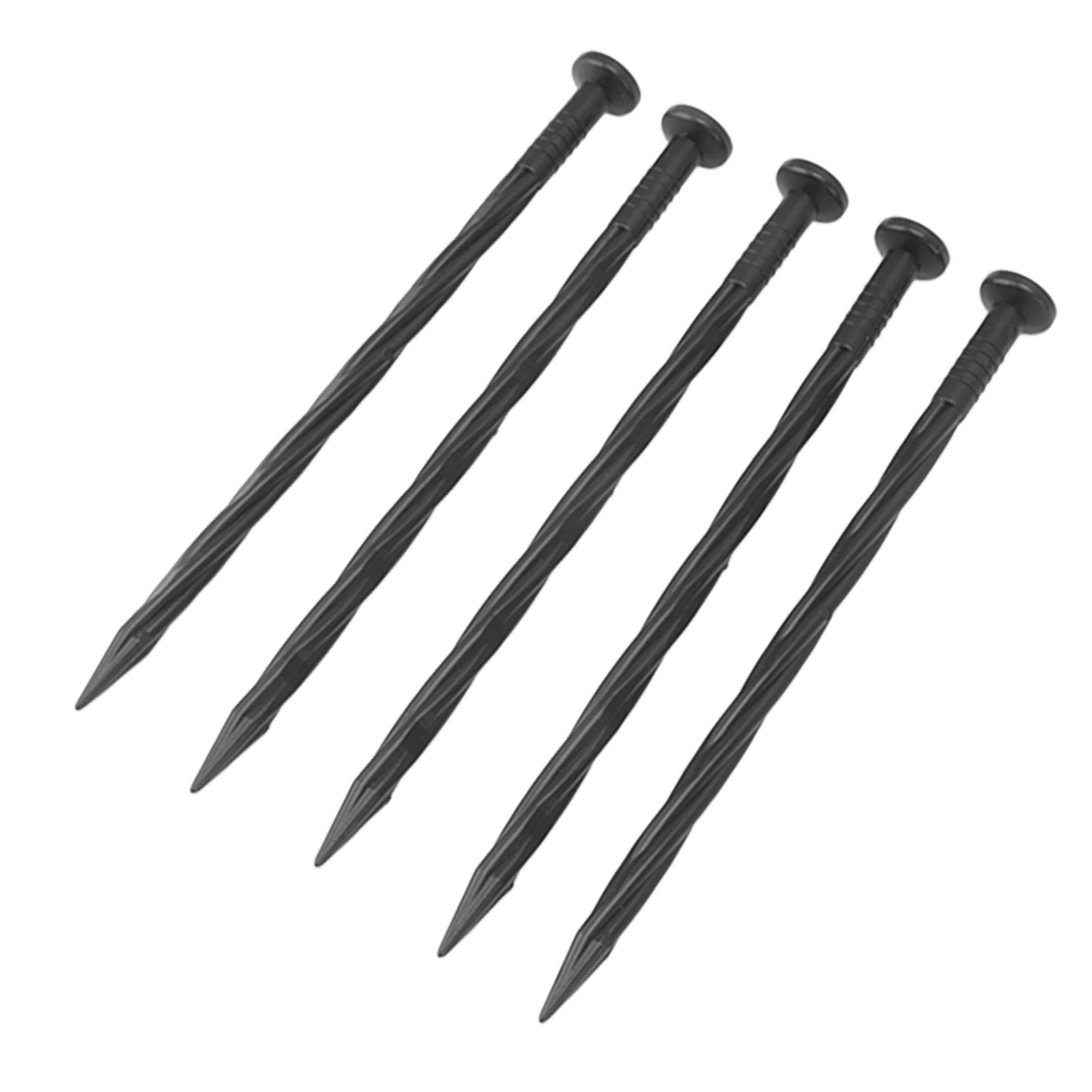 50Pcs Edging Stakes Spiral Nylon Landscape Anchoring Spikes for Paver Edging view 6