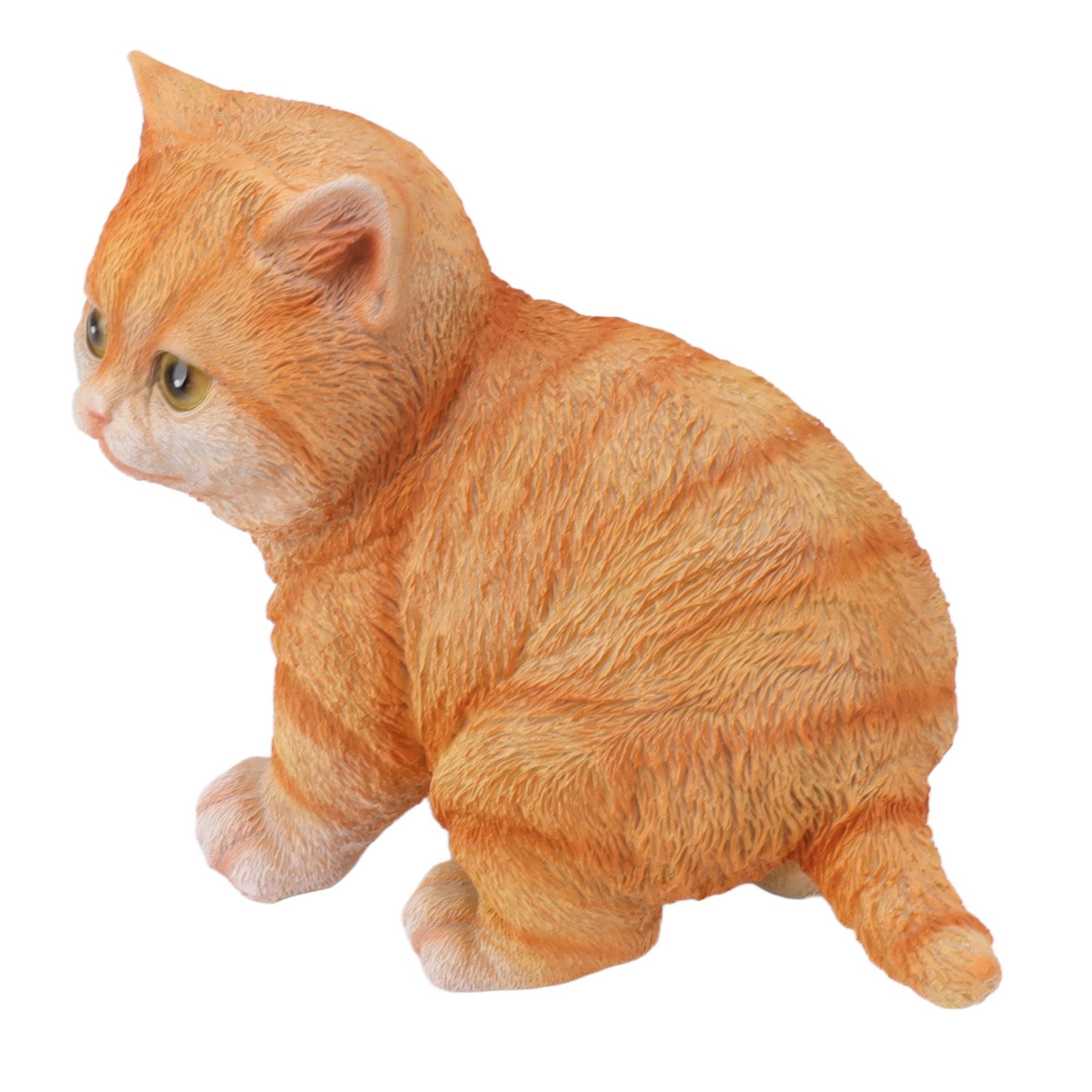 Outdoor Garden Decor Cat Statues Kitten Ornaments Gardening Decorations view 5