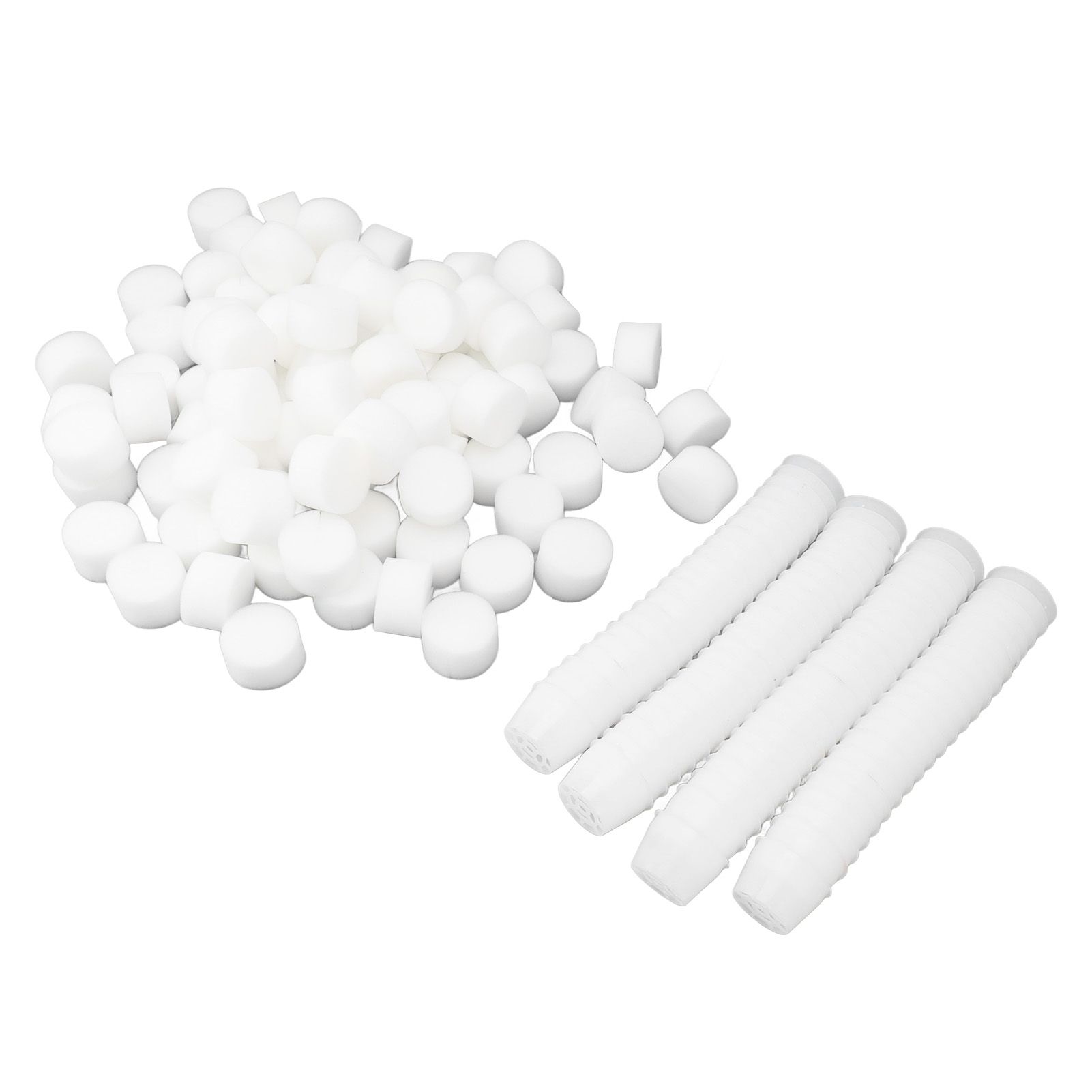 100 Set Hydroponic Grow Baskets Sponges Circular Planting Baskets Plant Growth view 4