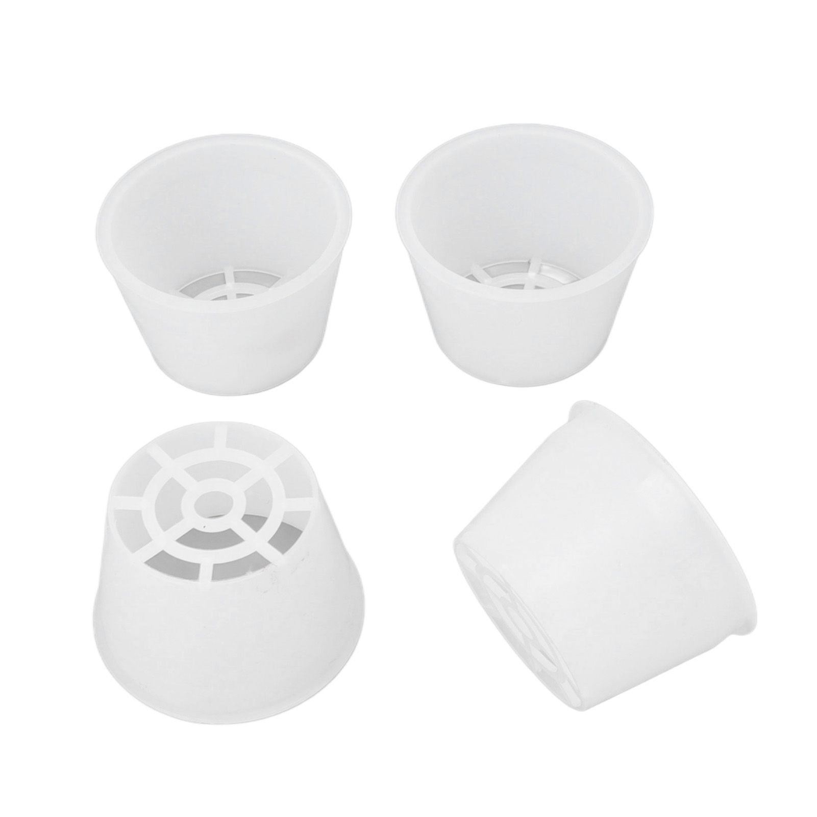 100 Set Hydroponic Grow Baskets Sponges Circular Planting Baskets Plant Growth view 8