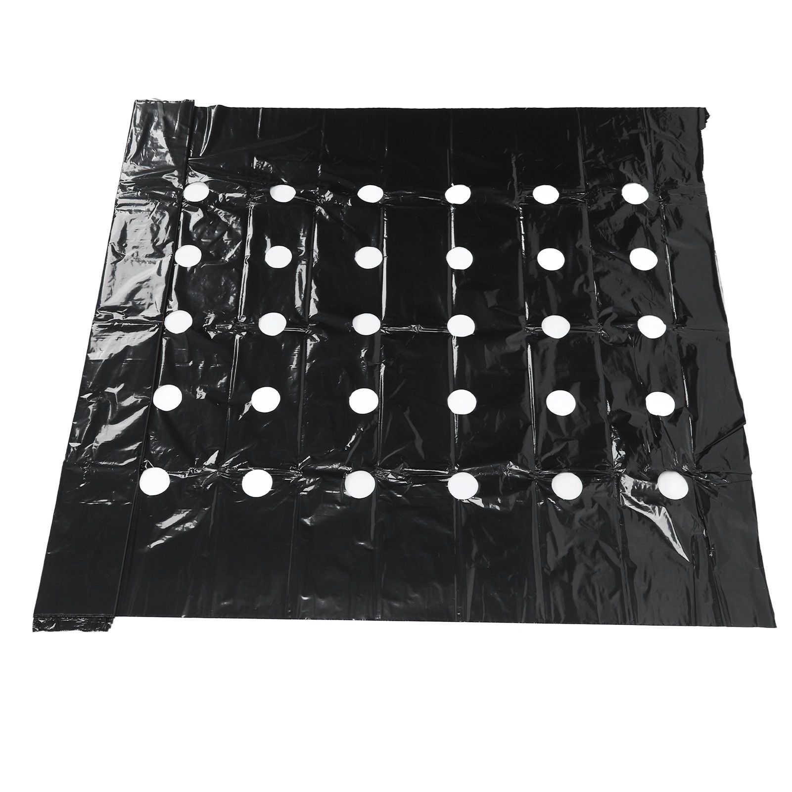 Greenhouse Perforated Mulch High Tenacity Black Durable Perforated PE Mulch view 2