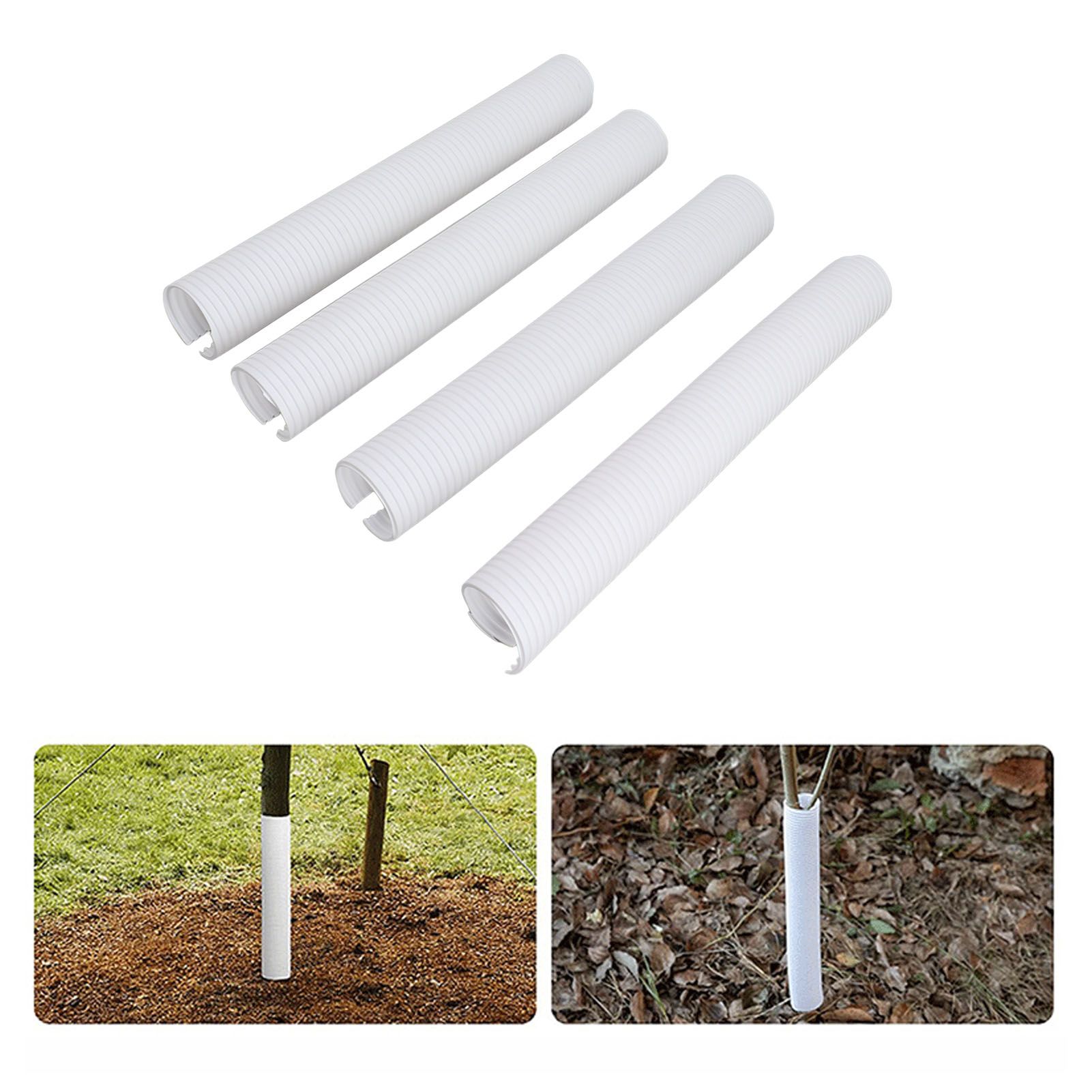 Tree Trunk Protector Plastic Tree Bark Protector Wrap Grow Tubes to Protect view 11