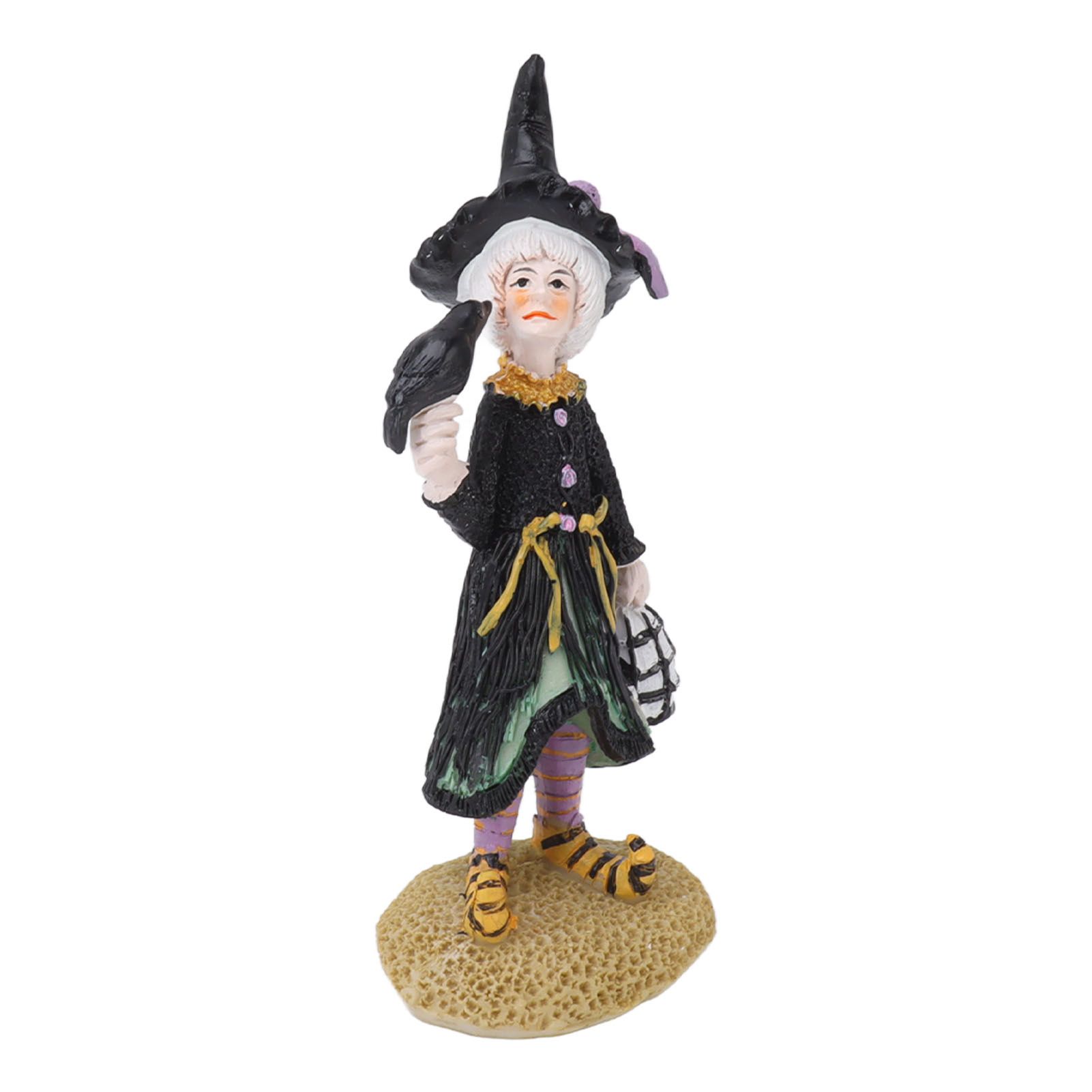 Witch Dolls Figure Handmade Resin Charming Witch Doll Decoration Ornaments for view 4