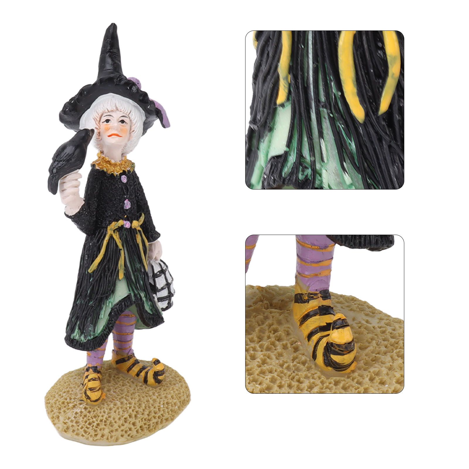Witch Dolls Figure Handmade Resin Charming Witch Doll Decoration Ornaments for view 8