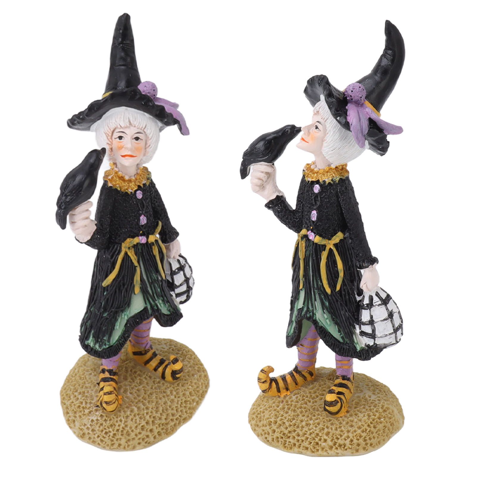 Witch Dolls Figure Handmade Resin Charming Witch Doll Decoration Ornaments for view 9