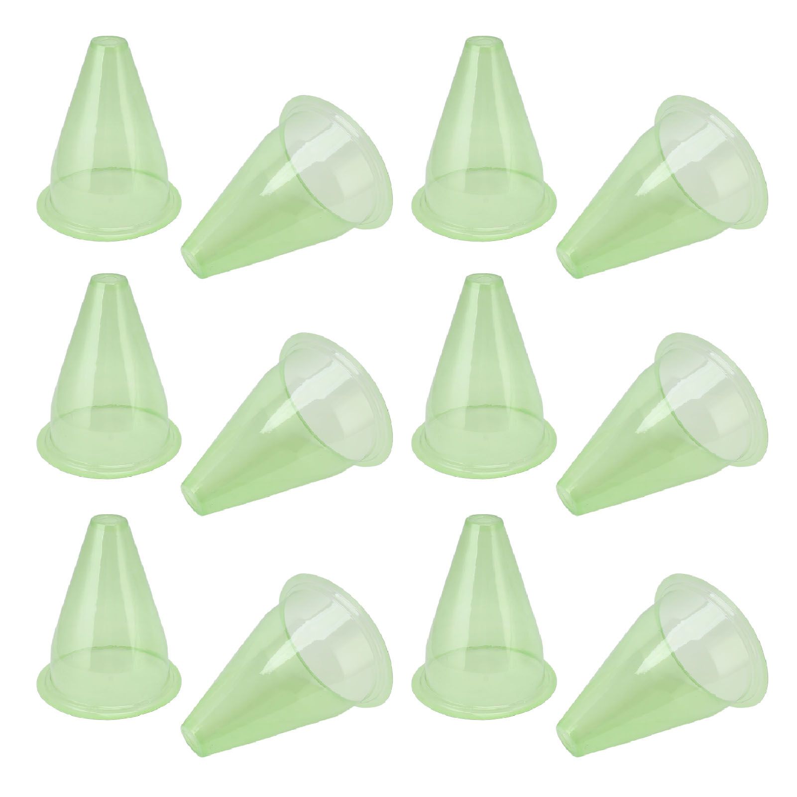 12Pcs Garden Cloches Plastic Multifunctional Plant Covers Protectors Dome Bell view 2