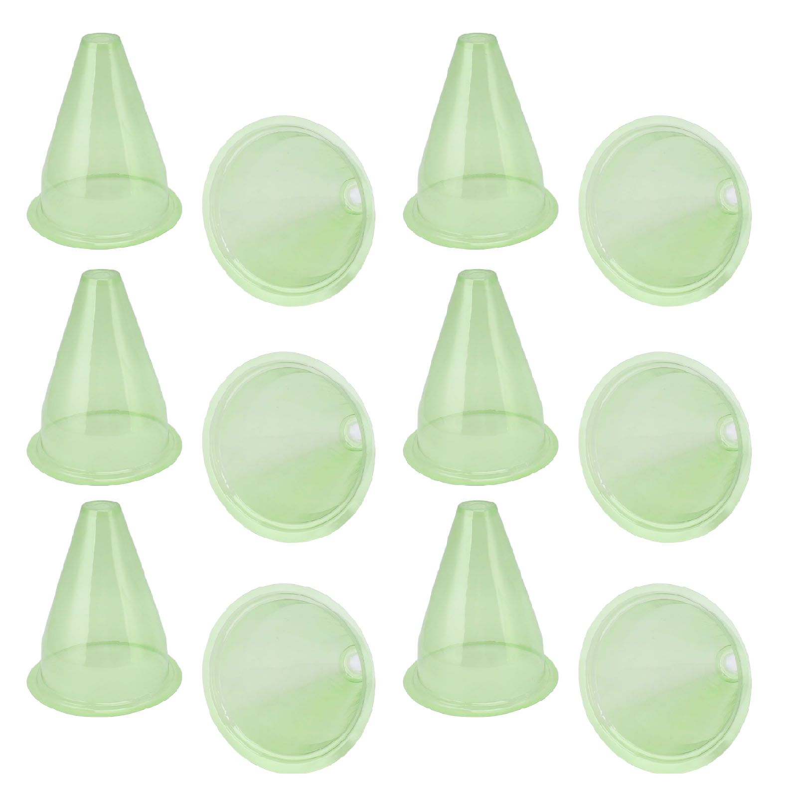 12Pcs Garden Cloches Plastic Multifunctional Plant Covers Protectors Dome Bell view 3