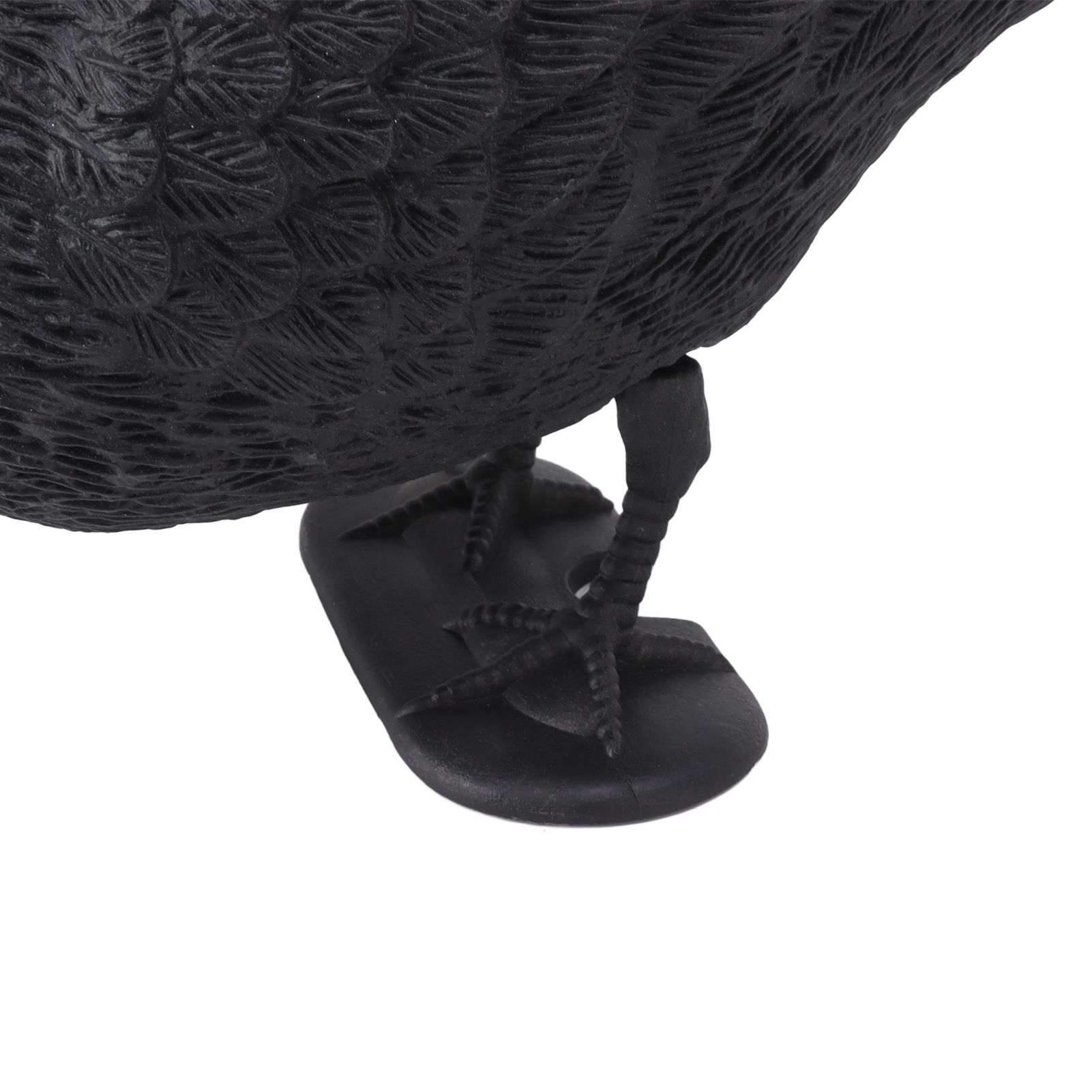 Realistic Elbow Crow Statue Plastic Waterproof Crow Decoys for Yard Garden view 15