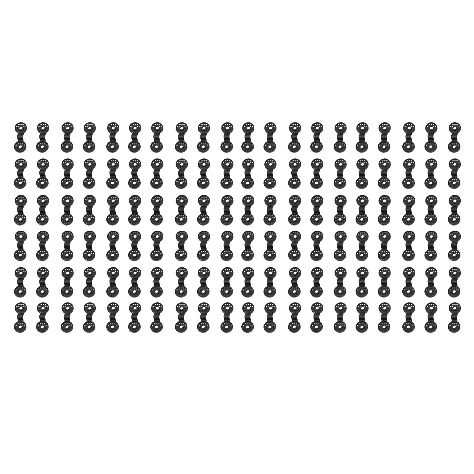100pcs Shade Cloth Plastic Clips Round Fixing Clips for Greenhouse Outdoor